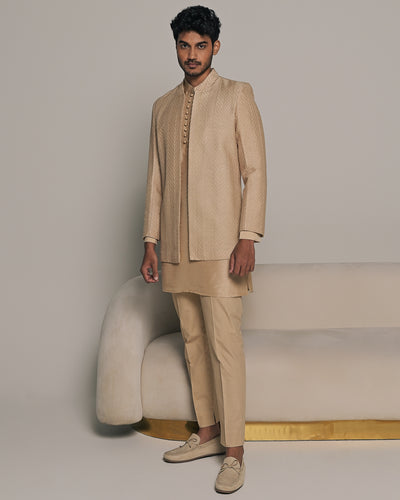 Imperial Open Bandhgala with Matching Kurta Pajama