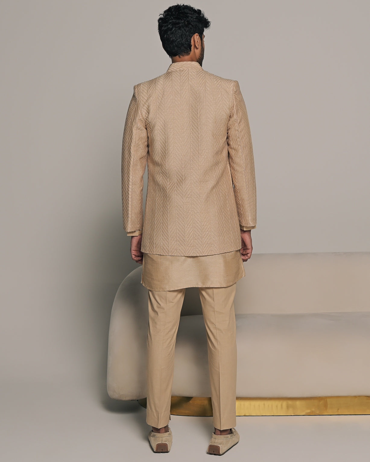 Imperial Open Bandhgala with Matching Kurta Pajama