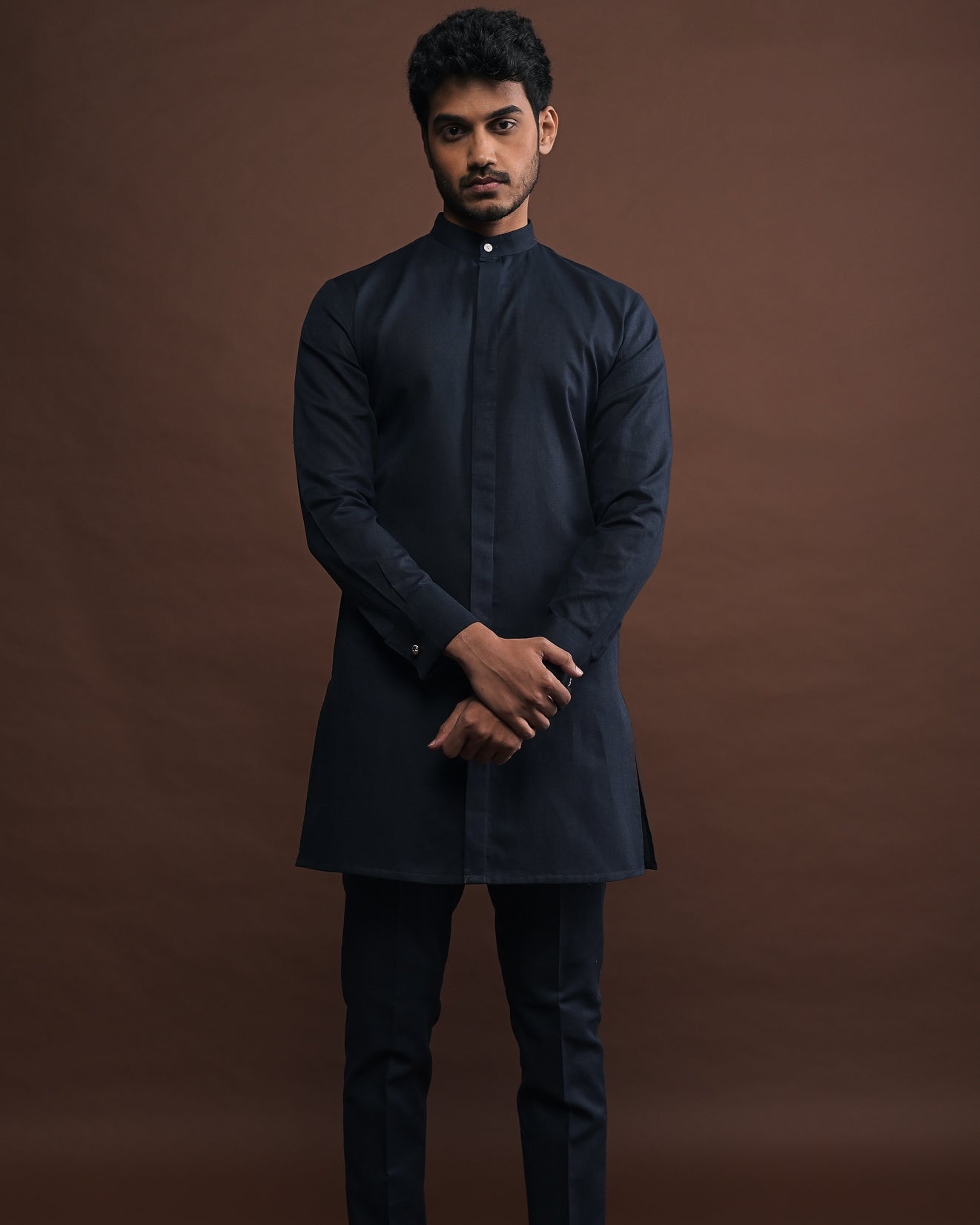 Twilight Embroidered Bandi With Matching Kurta Pajama