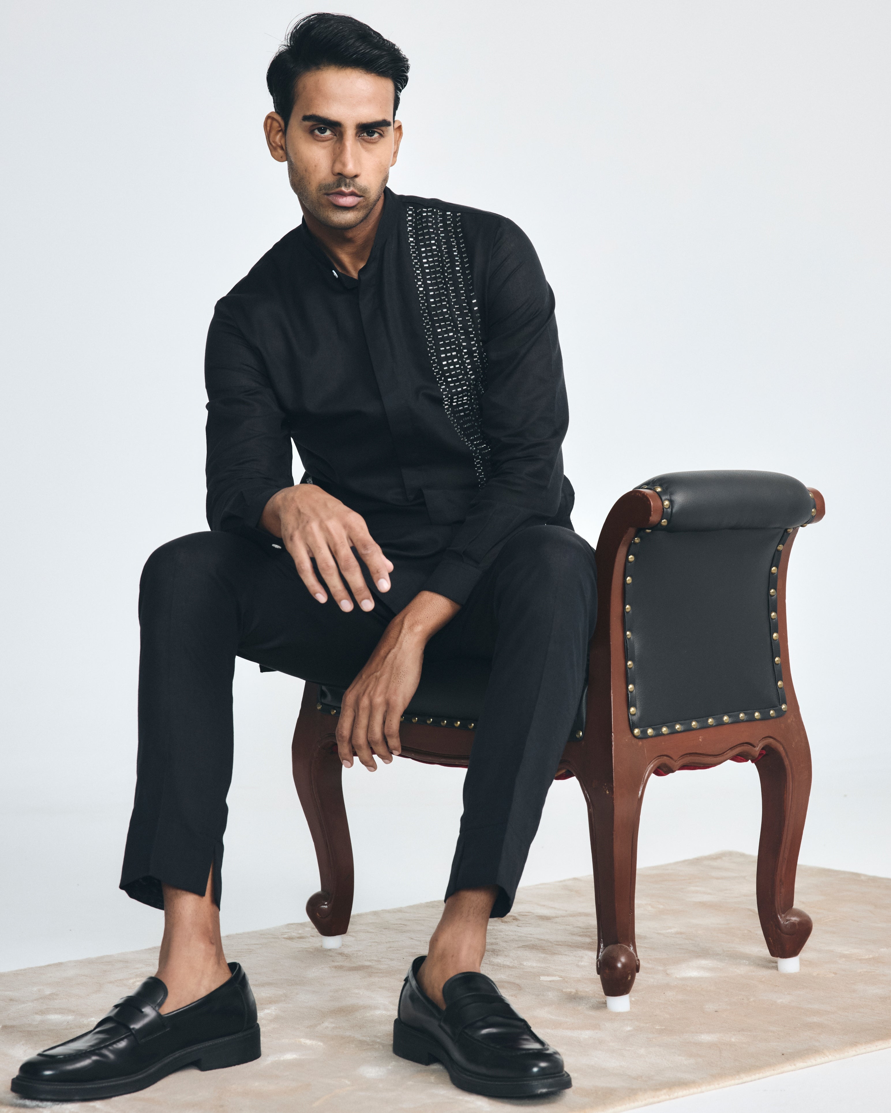 Blacklist Short Kurta Set