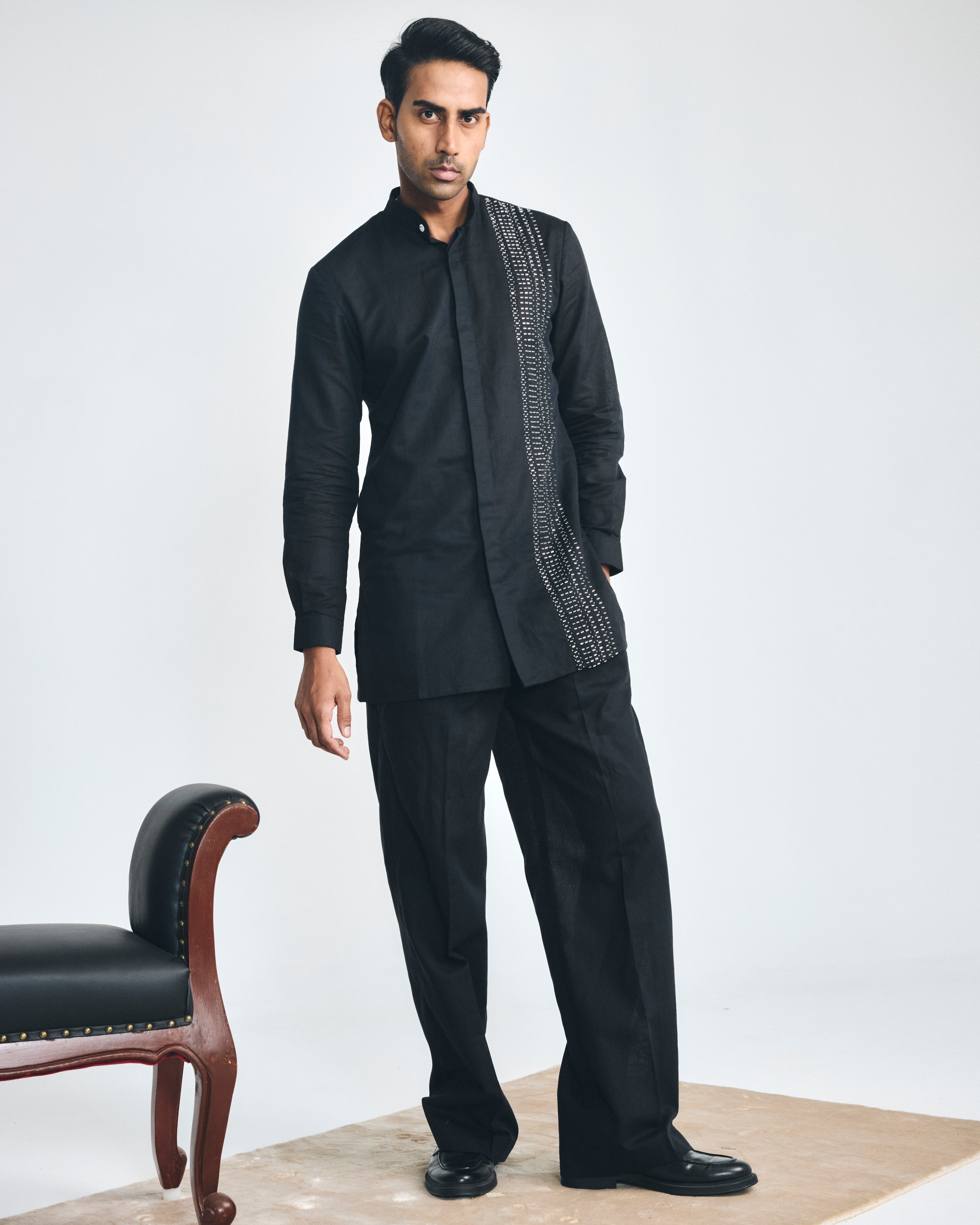 Blacklist Short Kurta Set