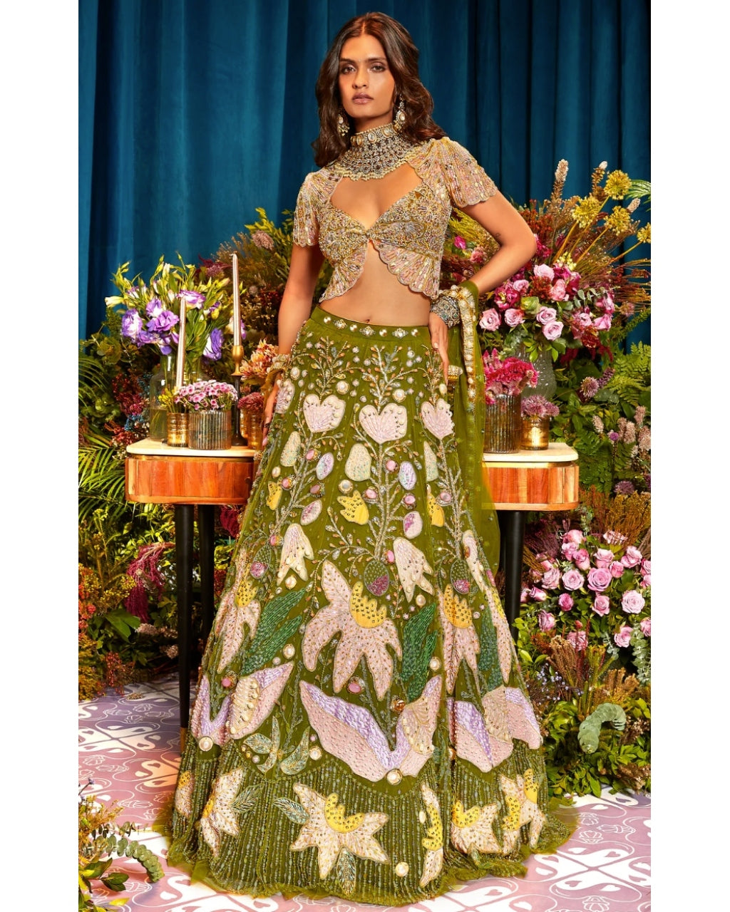 Melisa Lehenga Set