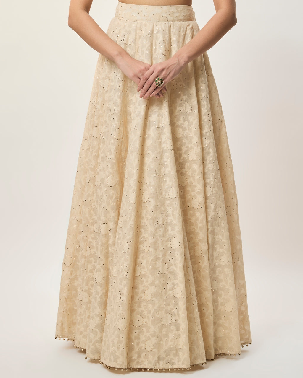 Mahtab Stone Georgette Embroidered Choli With Lehenga And Mukaish Mul Dupatta