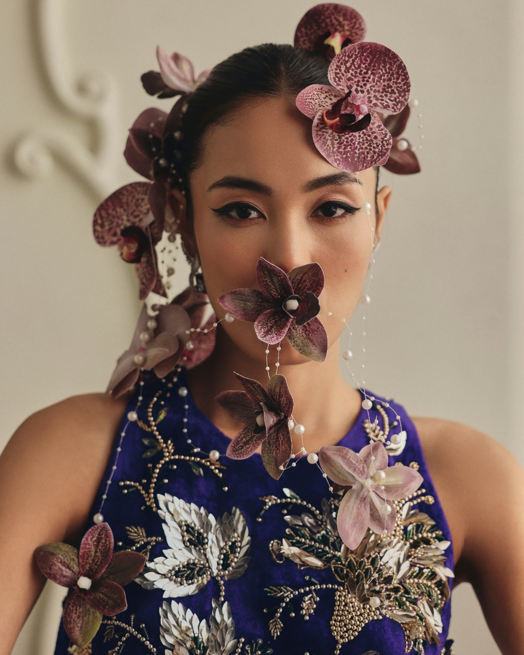 Purple Velvet Dress