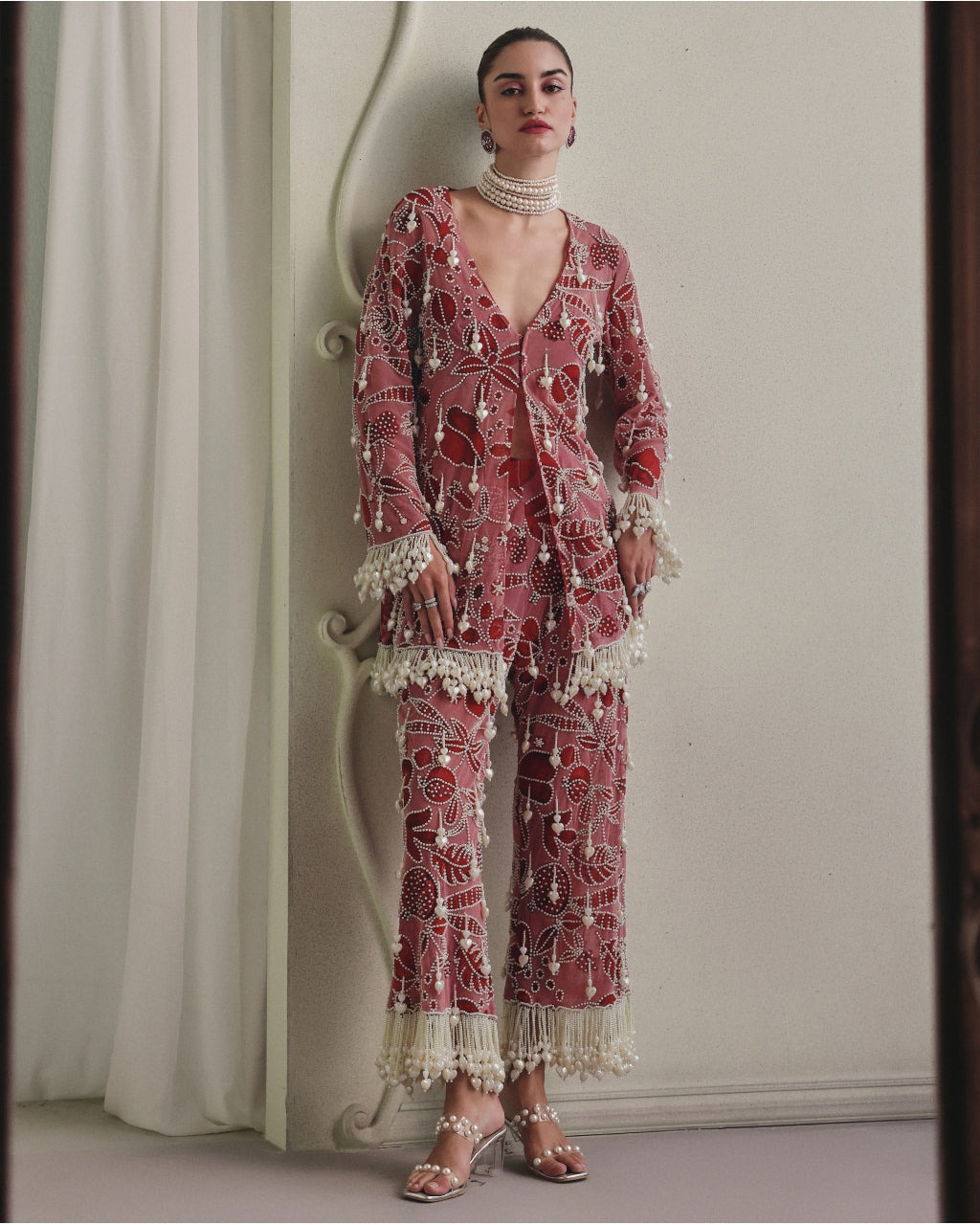 Pink Net Co-ord Set