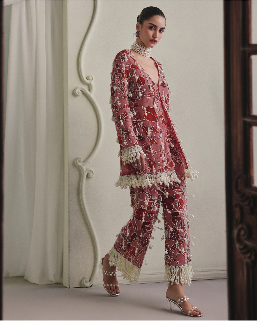 Pink Net Co-ord Set