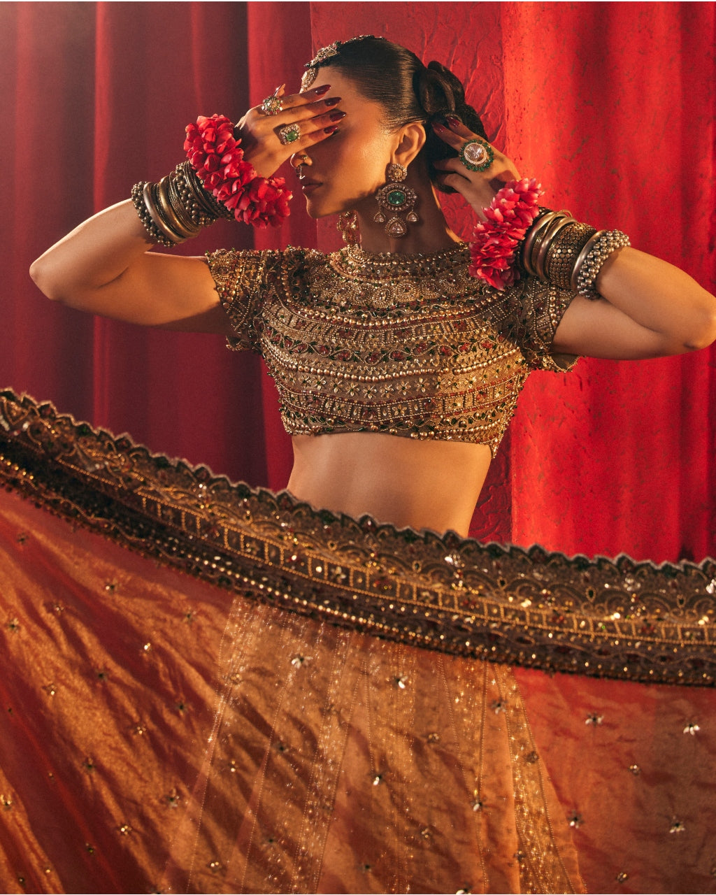 Bindu Lehenga Set