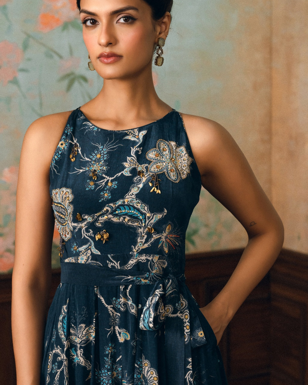 Alaya Jumpsuit- Navy Blue