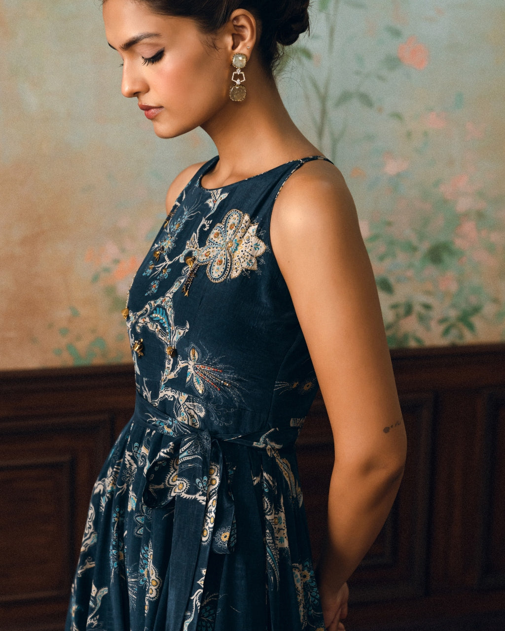 Alaya Jumpsuit- Navy Blue