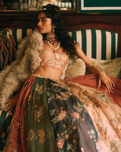 Aura Multicolour Lehenga Set