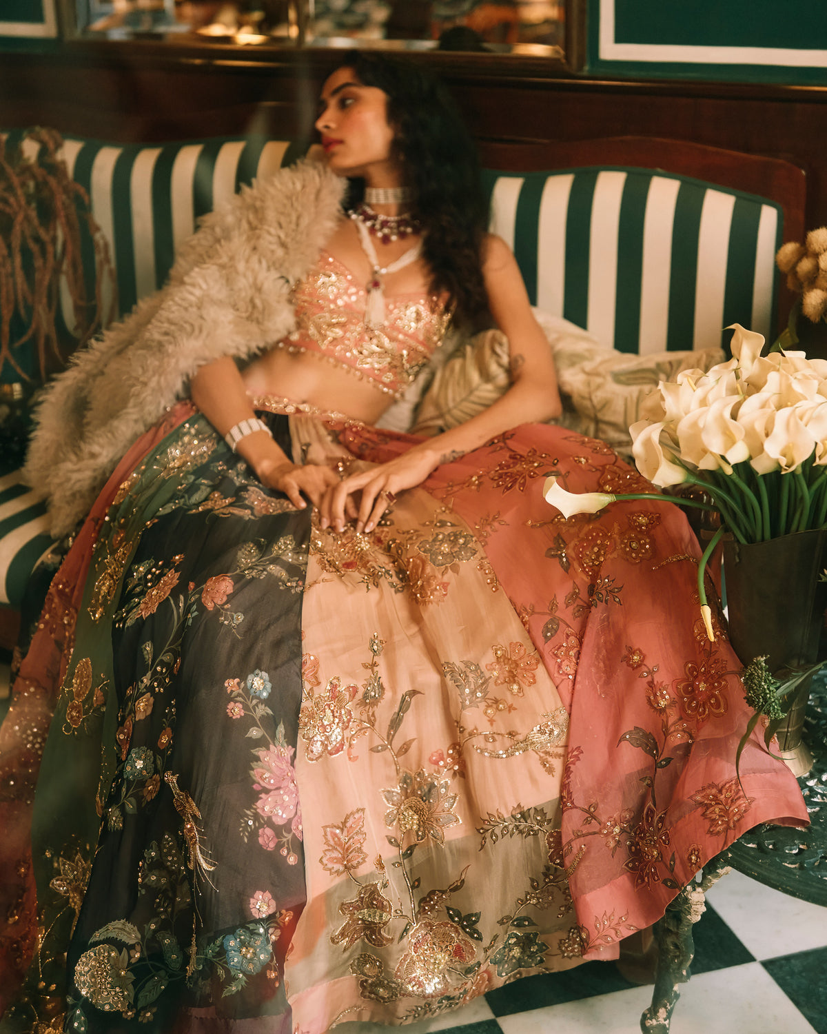 Aura Multicolour Lehenga Set