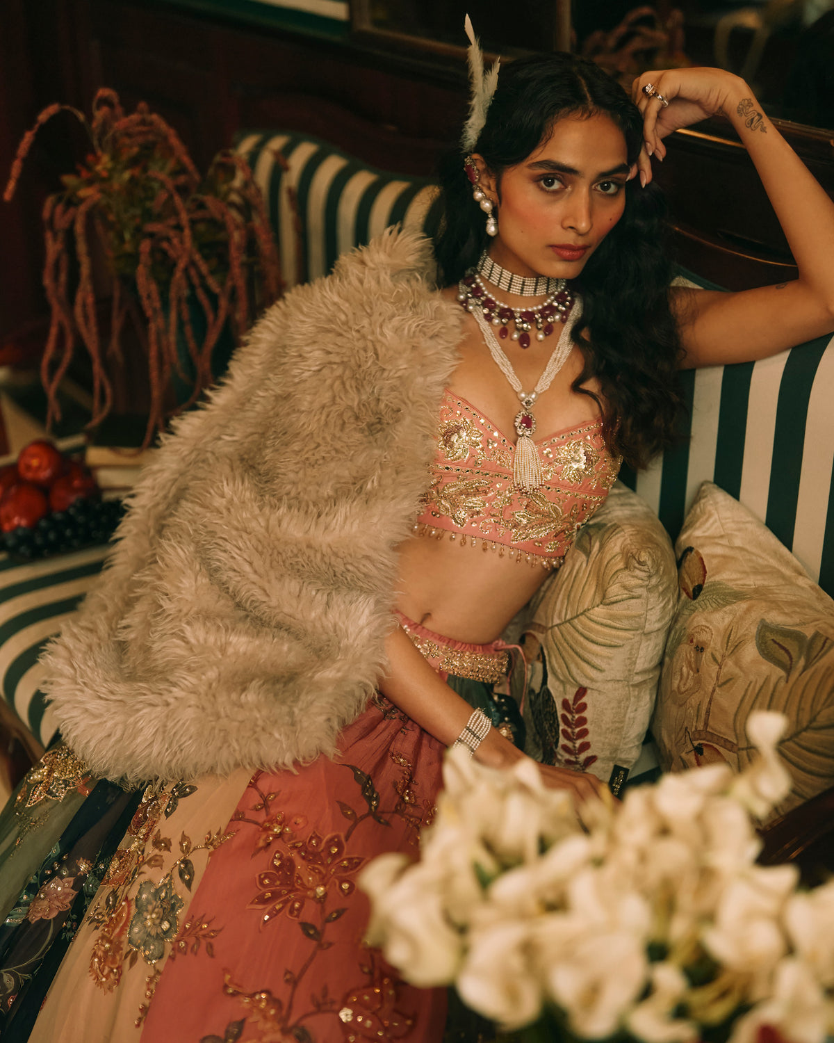 Aura Multicolour Lehenga Set