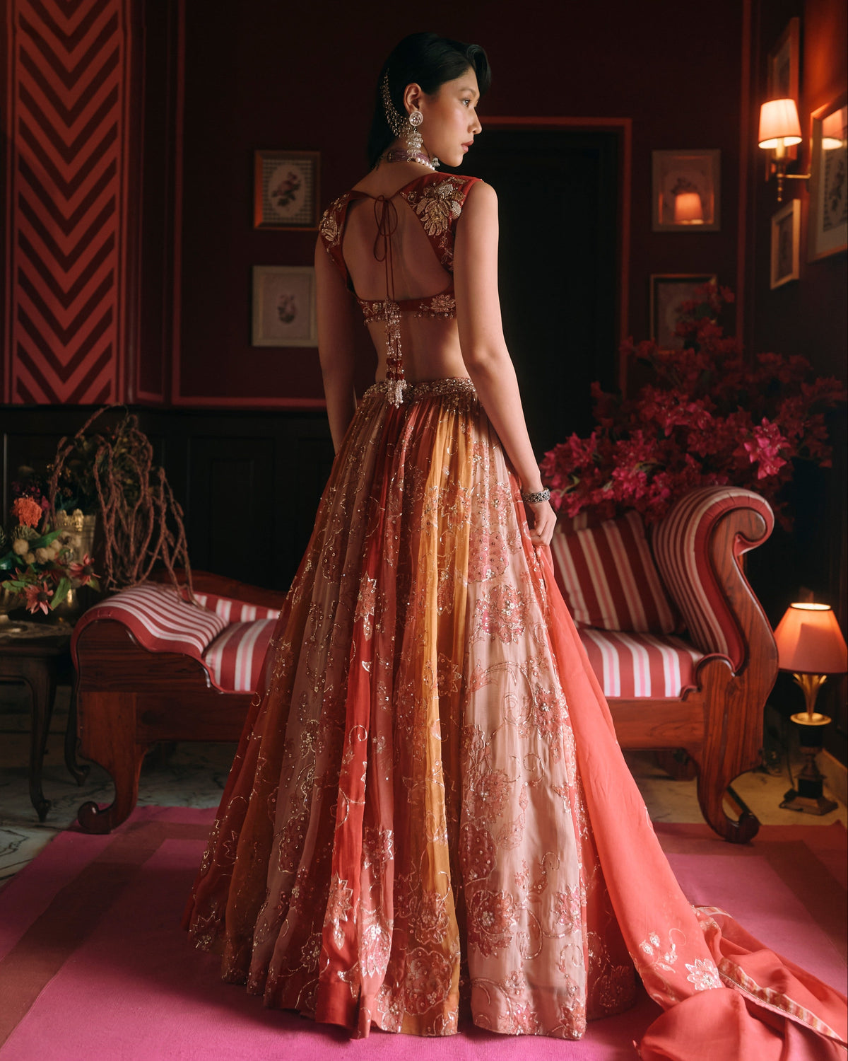 Pearlie Multicolour Lehenga Set