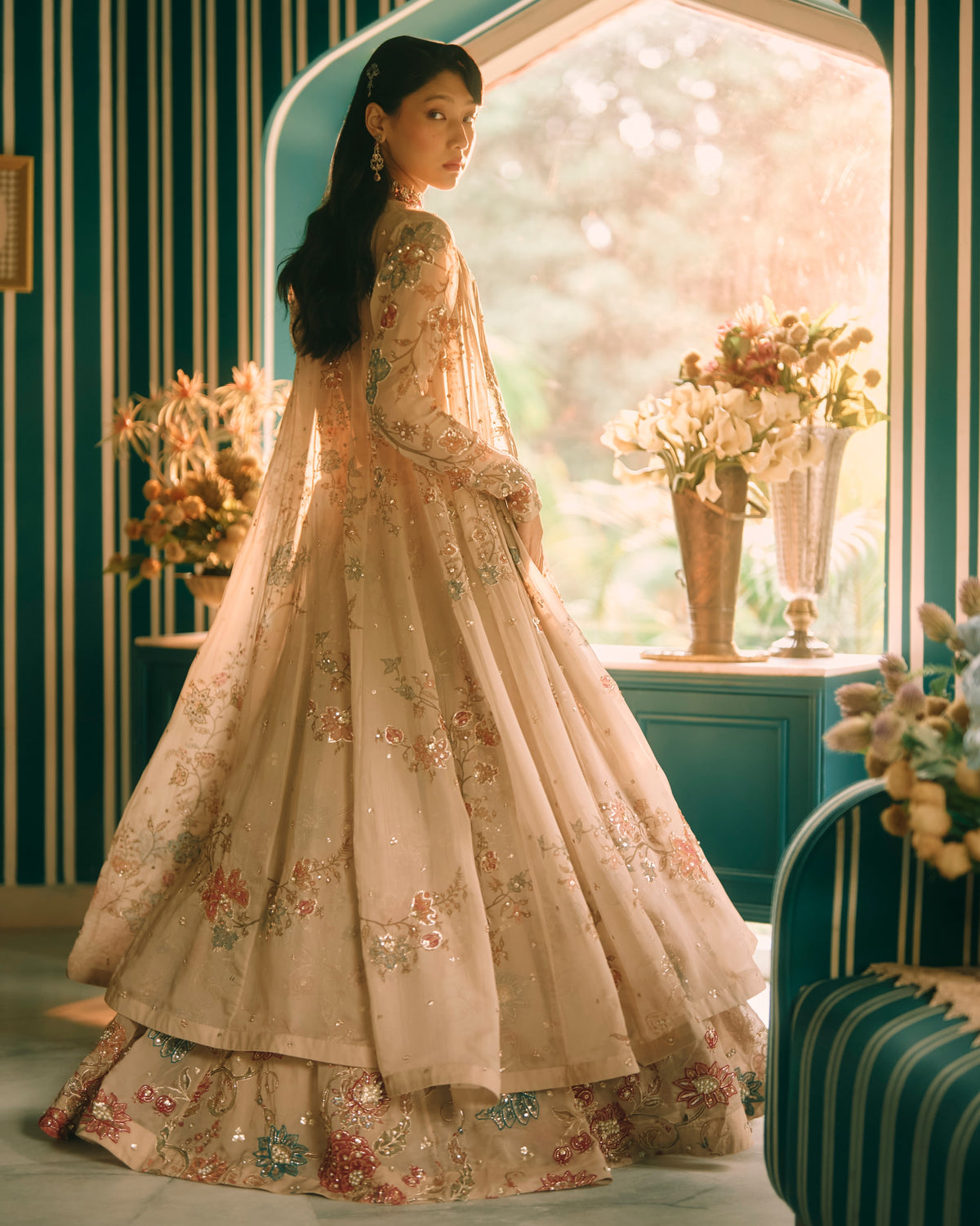 Petal Multicolour Lehenga Set