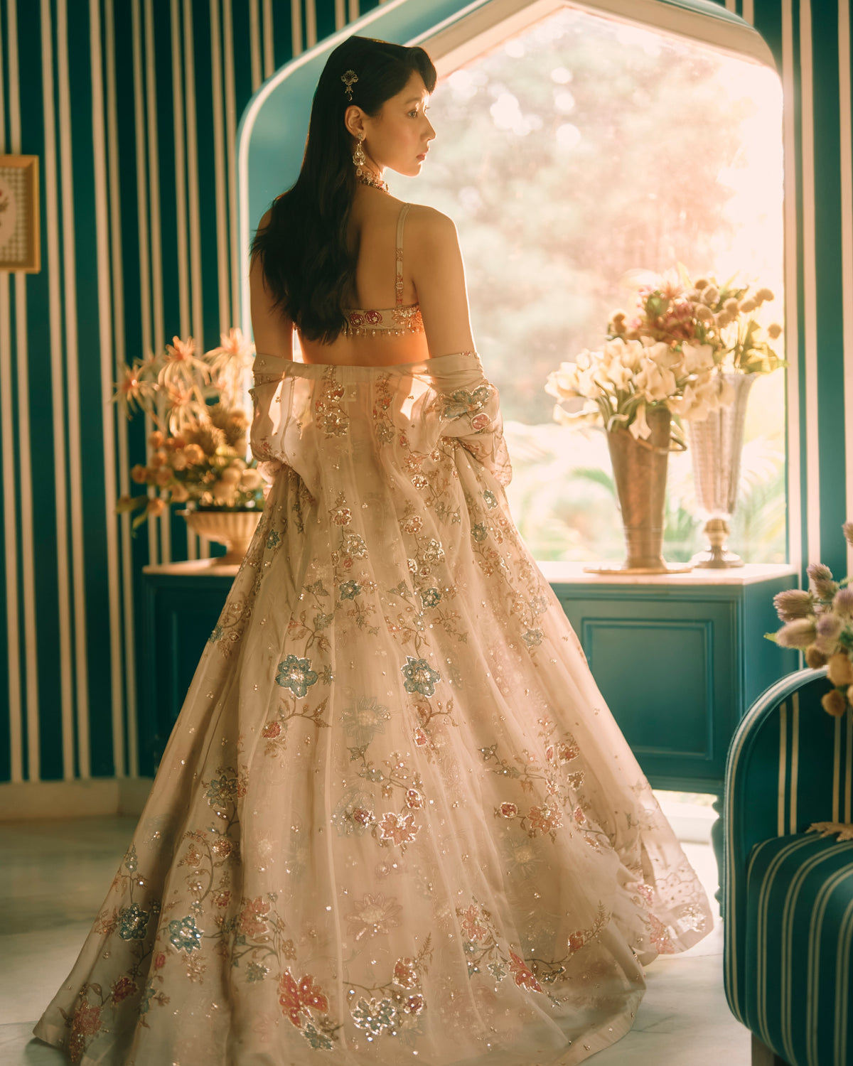Petal Multicolour Lehenga Set