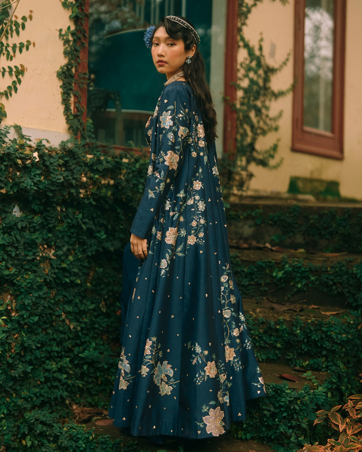 Whisper Berry Blue Jacket Set