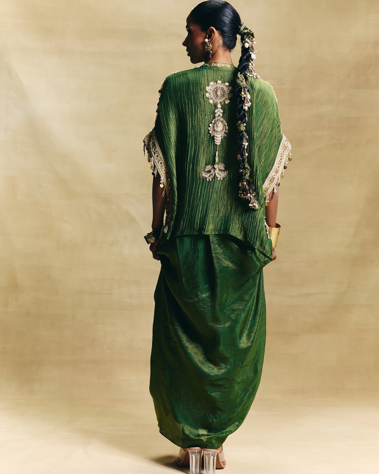 Isra Drape Skirt Set