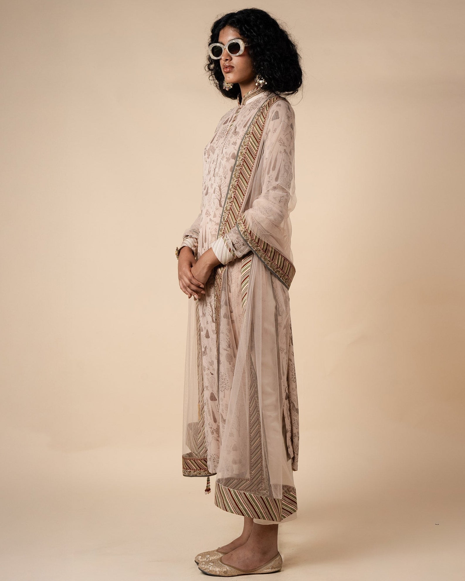 Powder Pink Tunic Set