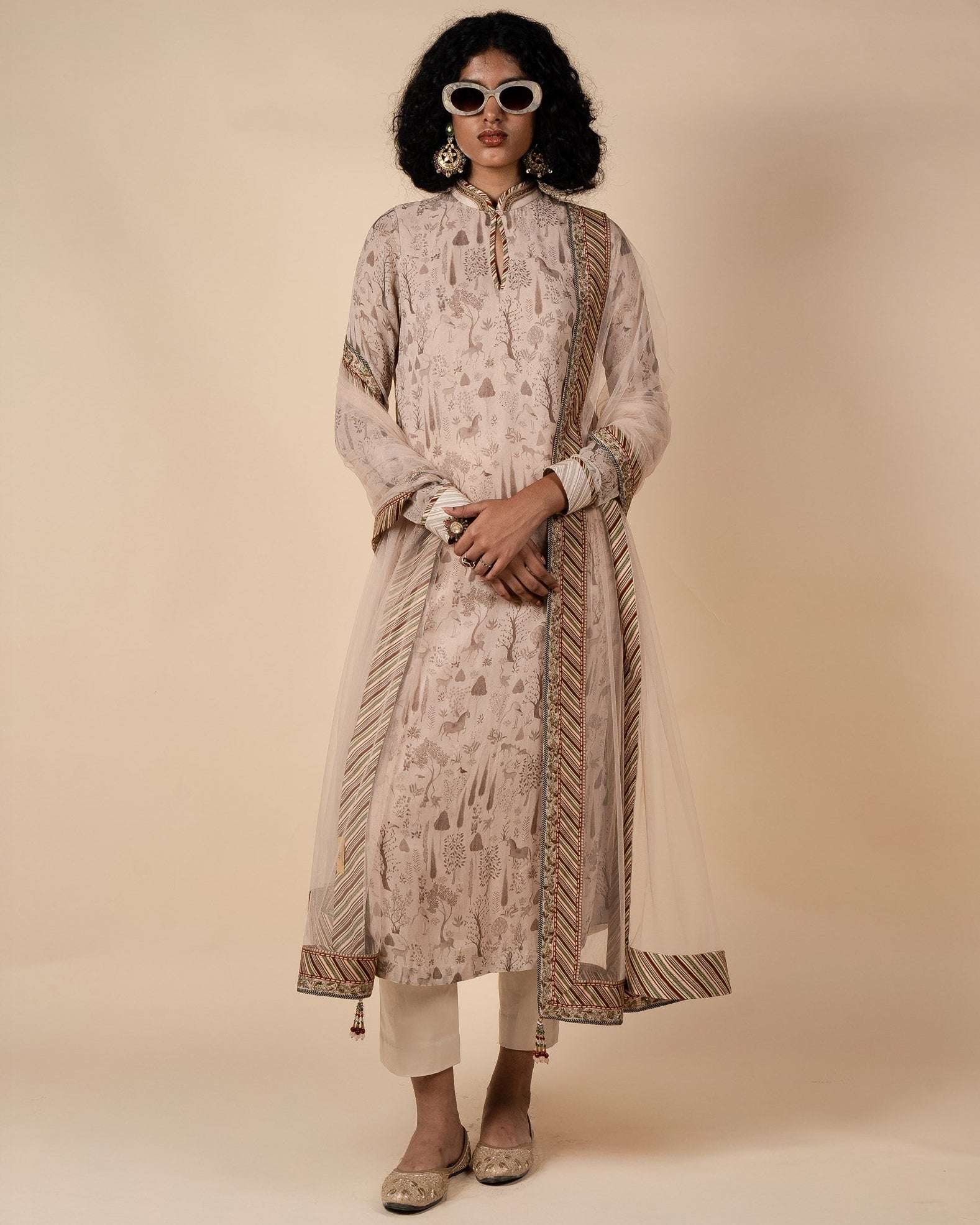 Powder Pink Tunic Set