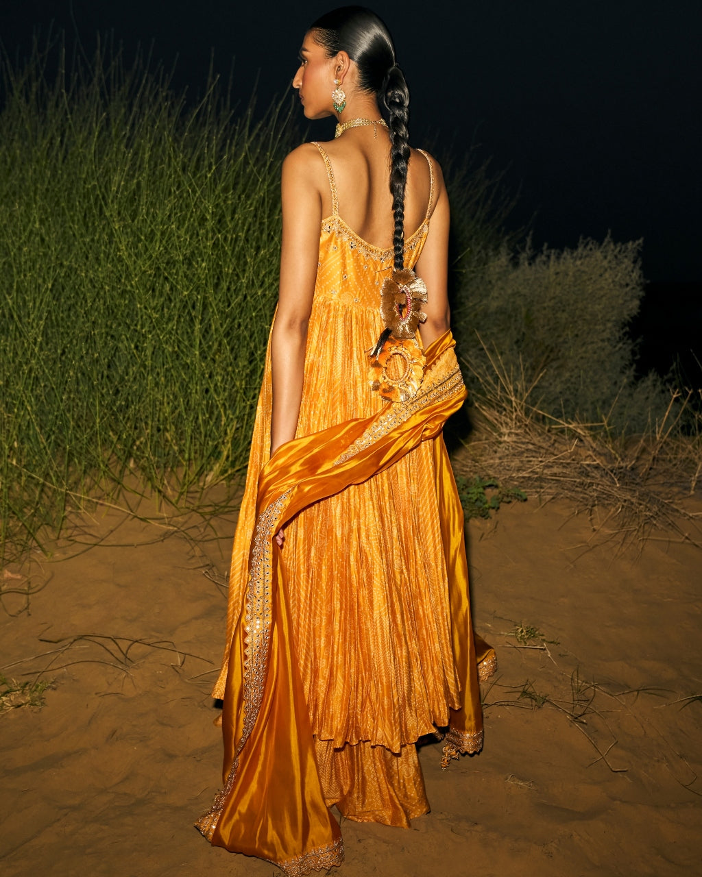 The Ghoomar Anarkali Set