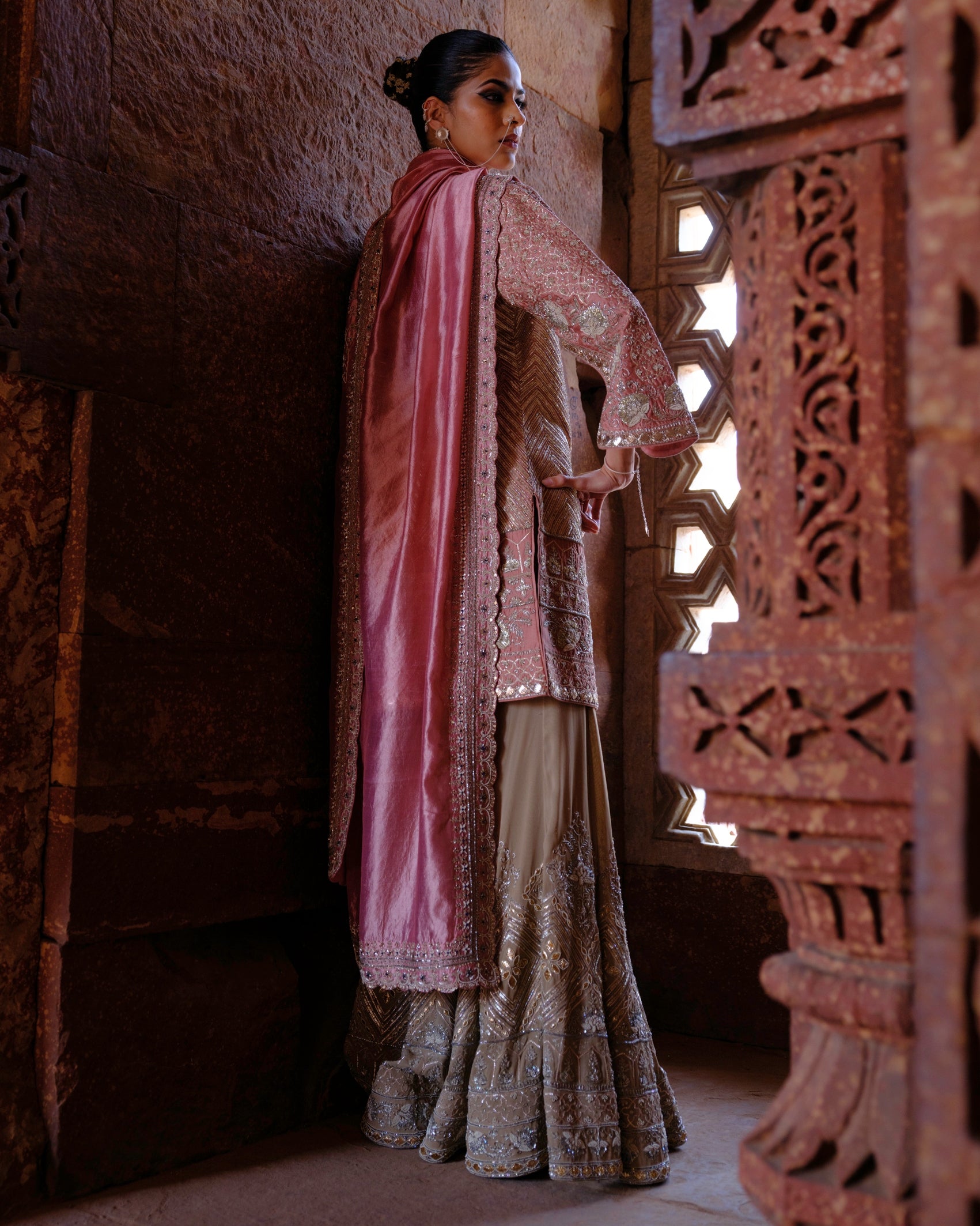 Misha Tuinc with Sharara Set