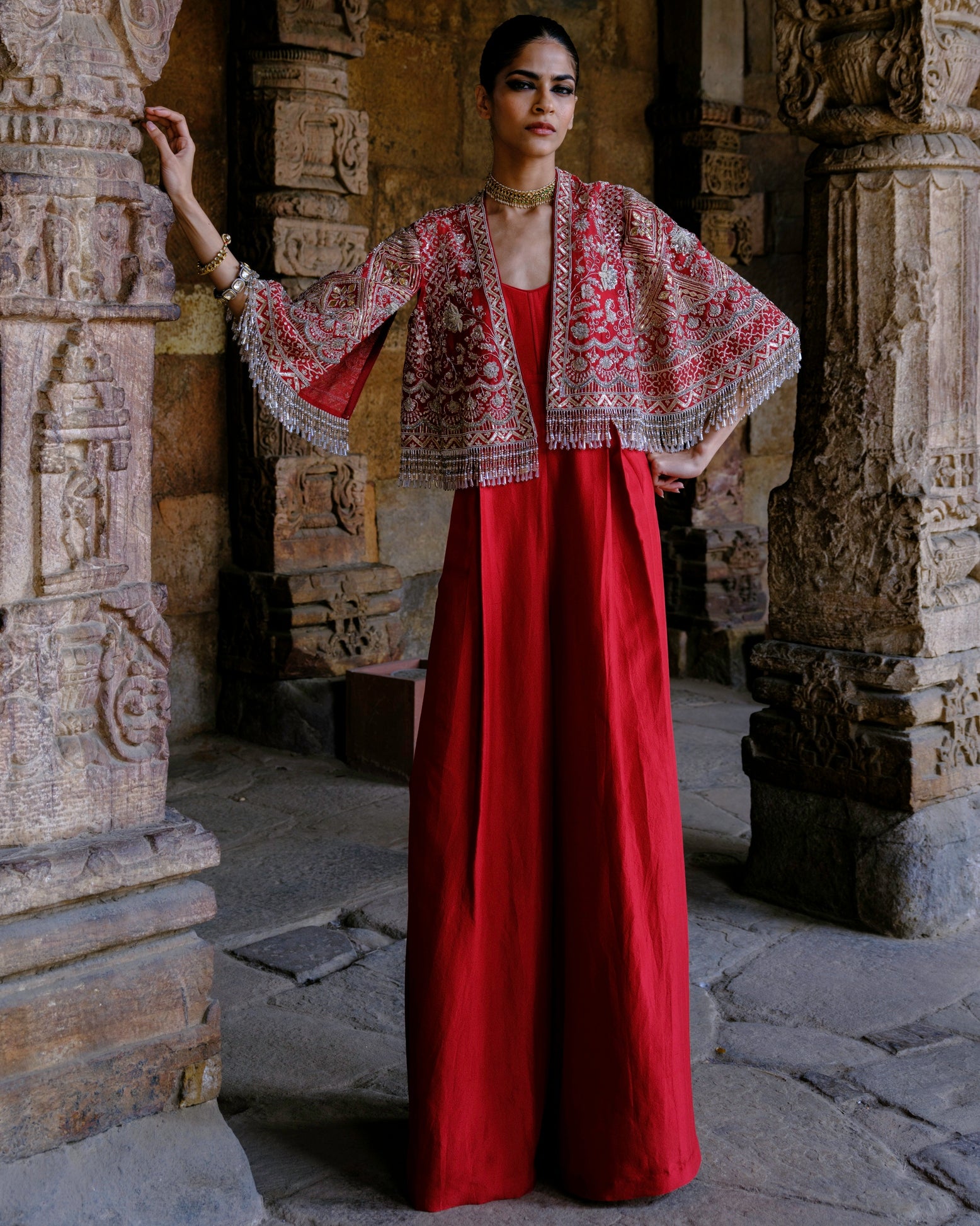 Maytri Jumpsuit with Cape