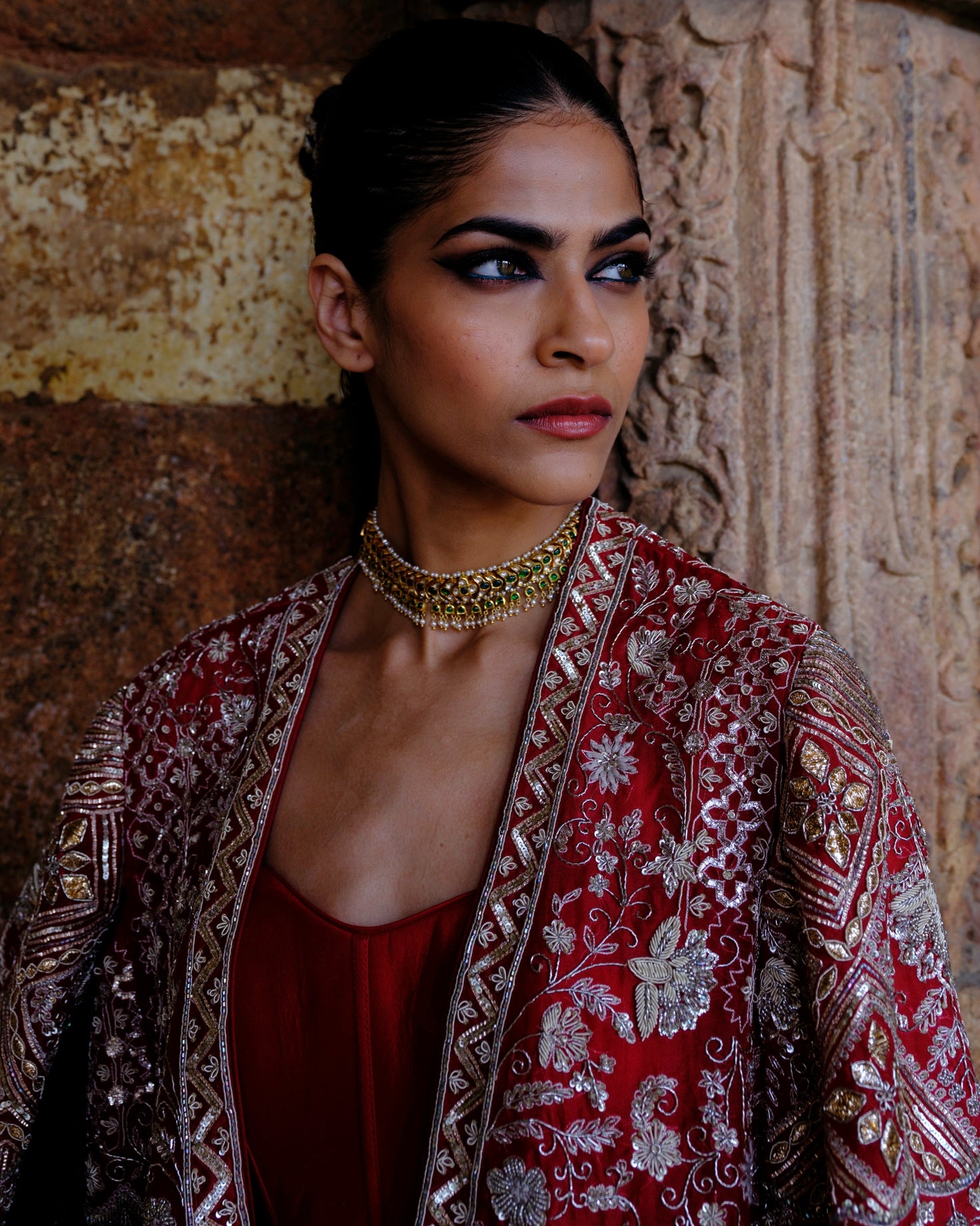 Maytri Jumpsuit with Cape