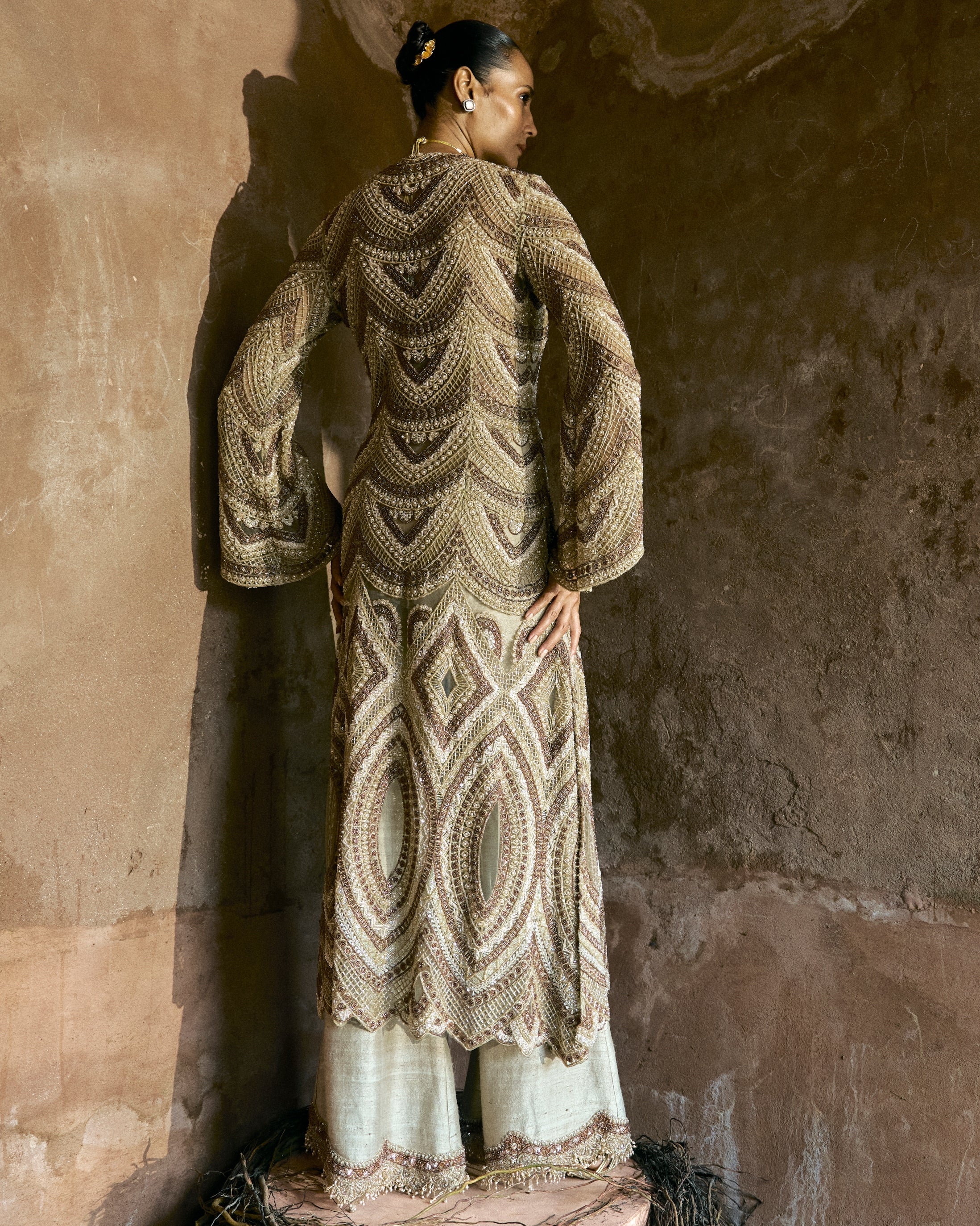 Amber Glow Kurta Set