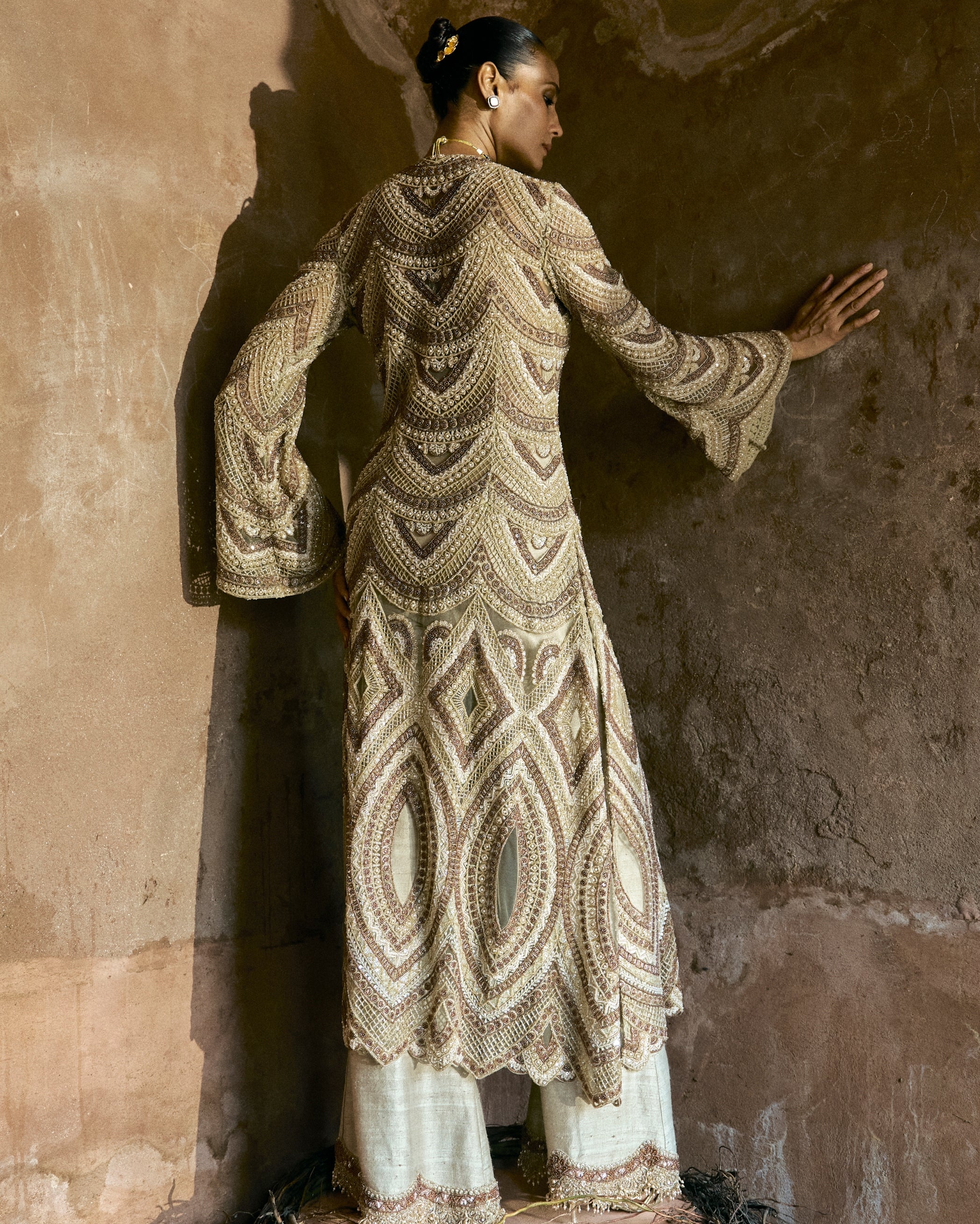 Amber Glow Kurta Set