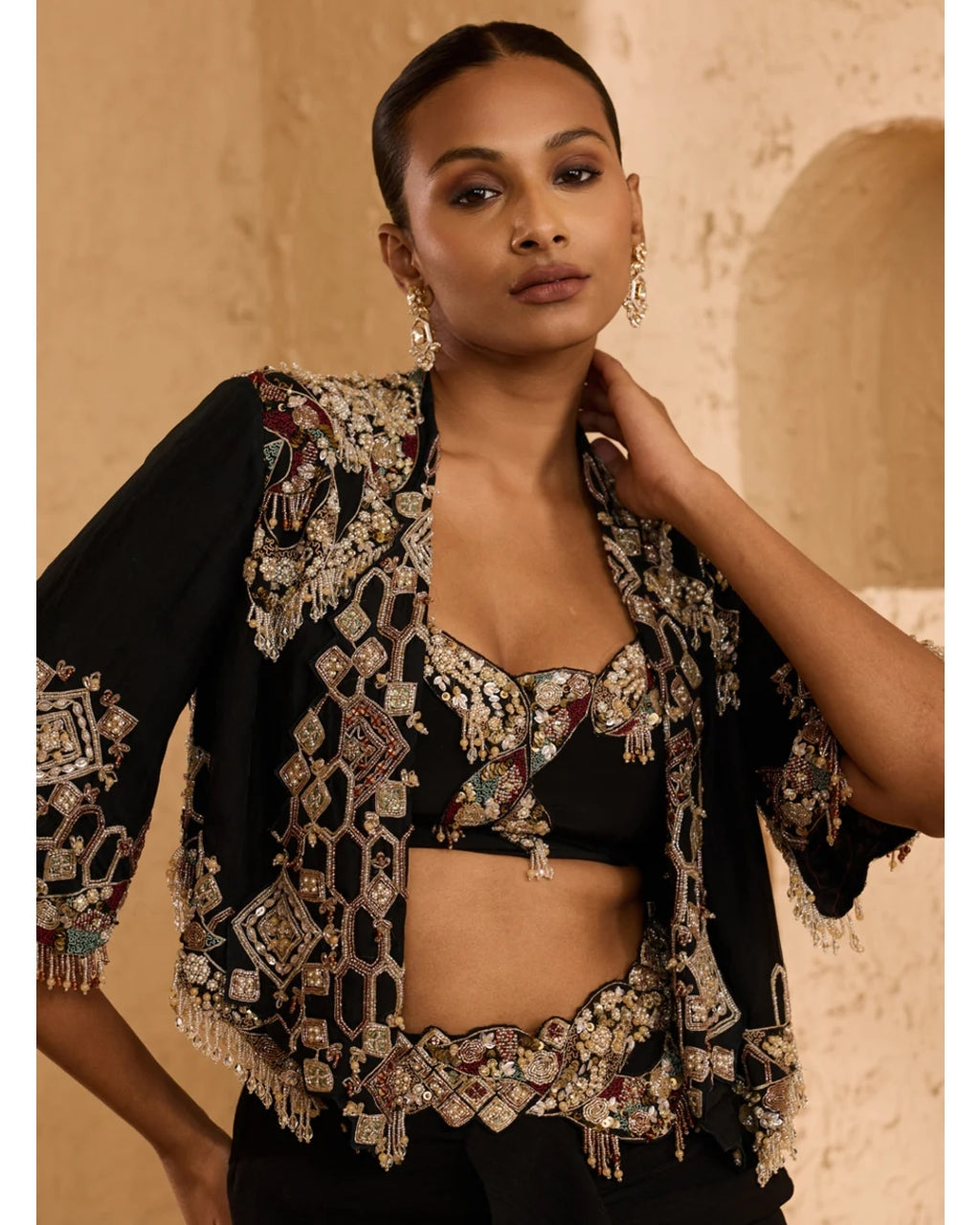 Lustre Jacket Set
