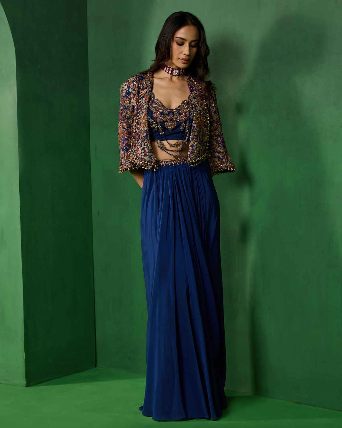 Midnight Whisper Jacket Set