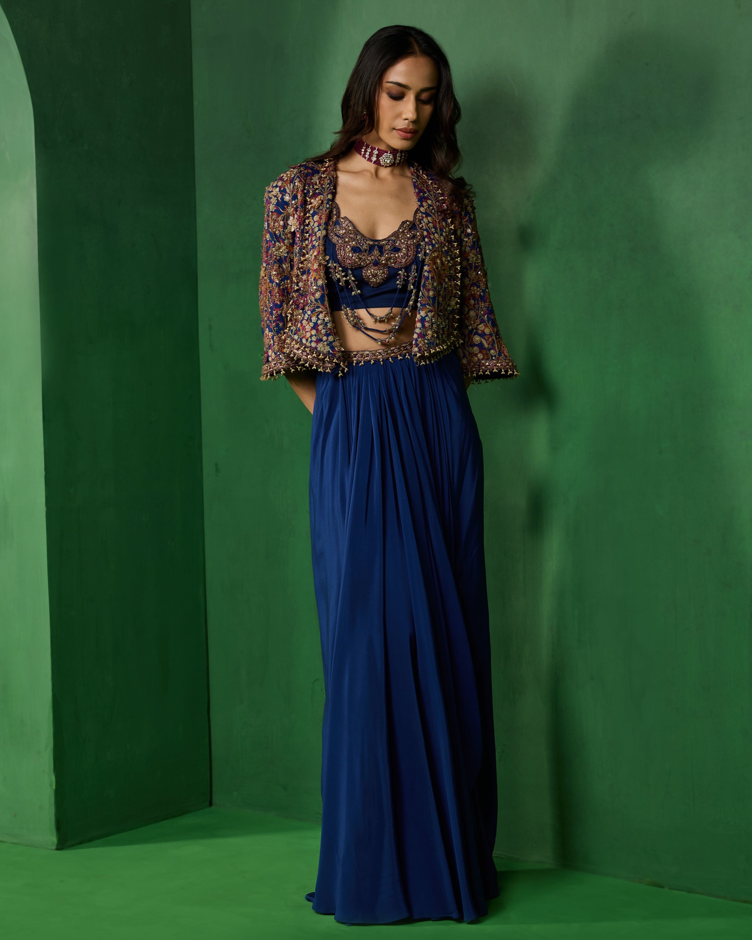 Midnight Whisper Jacket Set