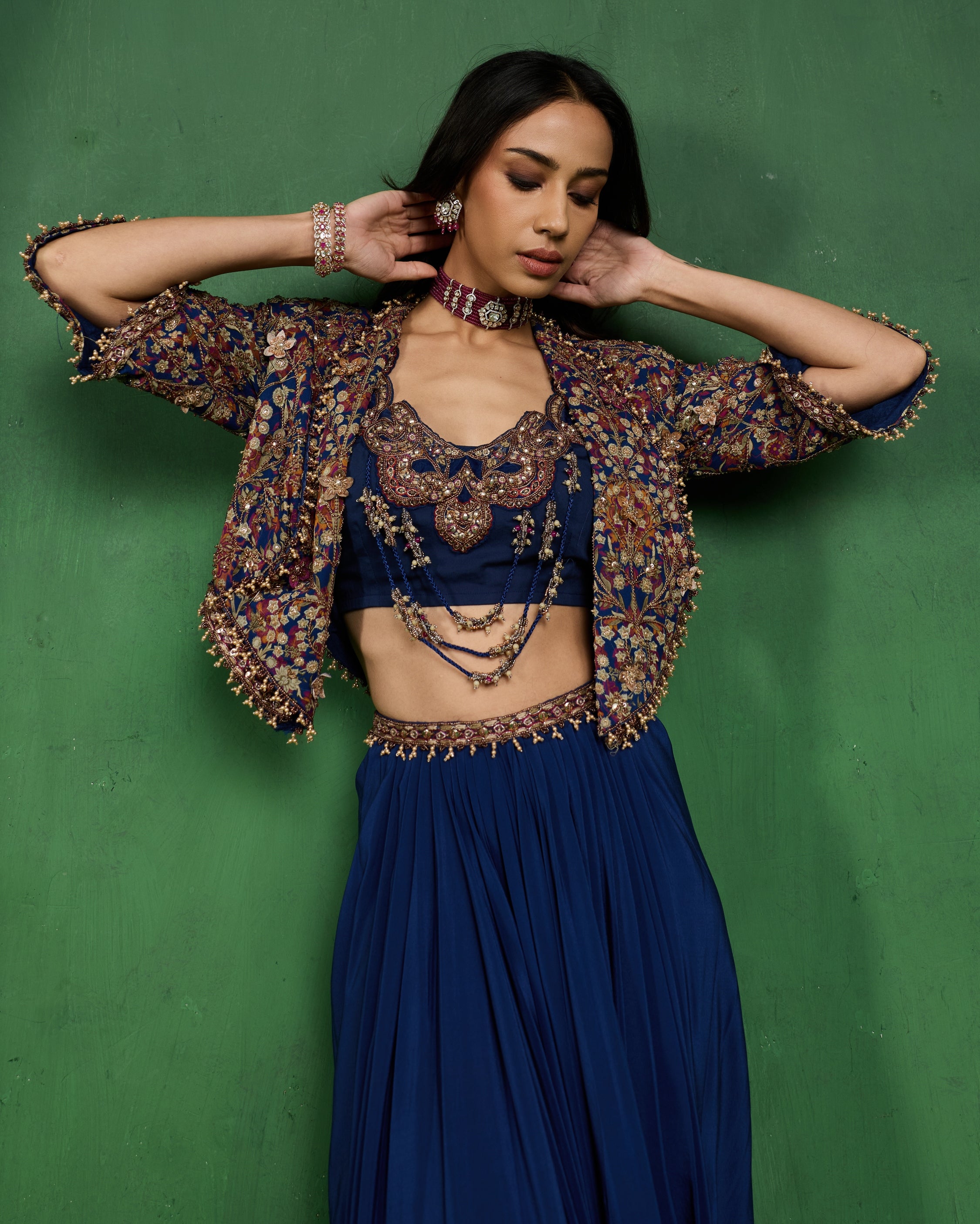 Midnight Whisper Jacket Set