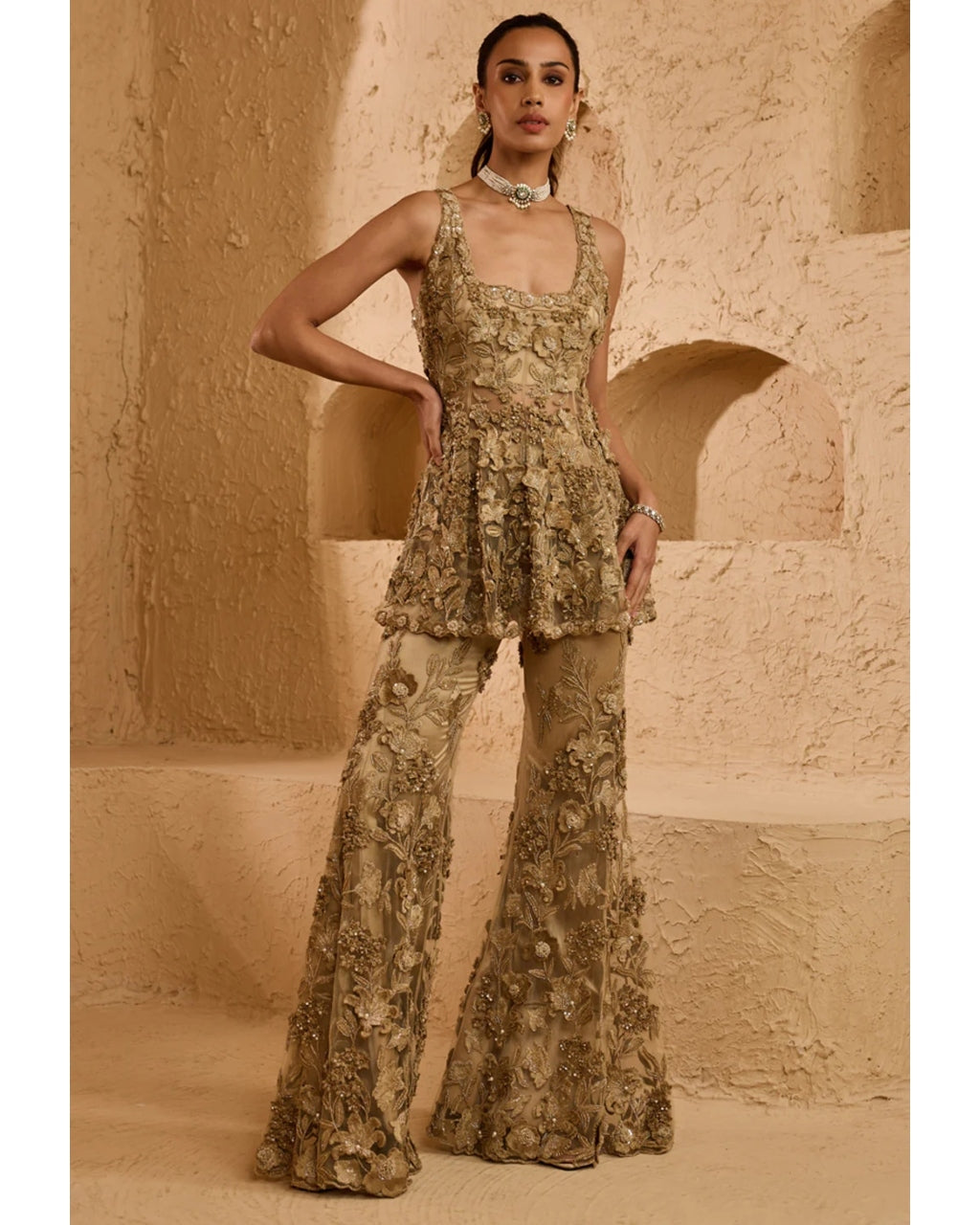 Siora Peplum Set
