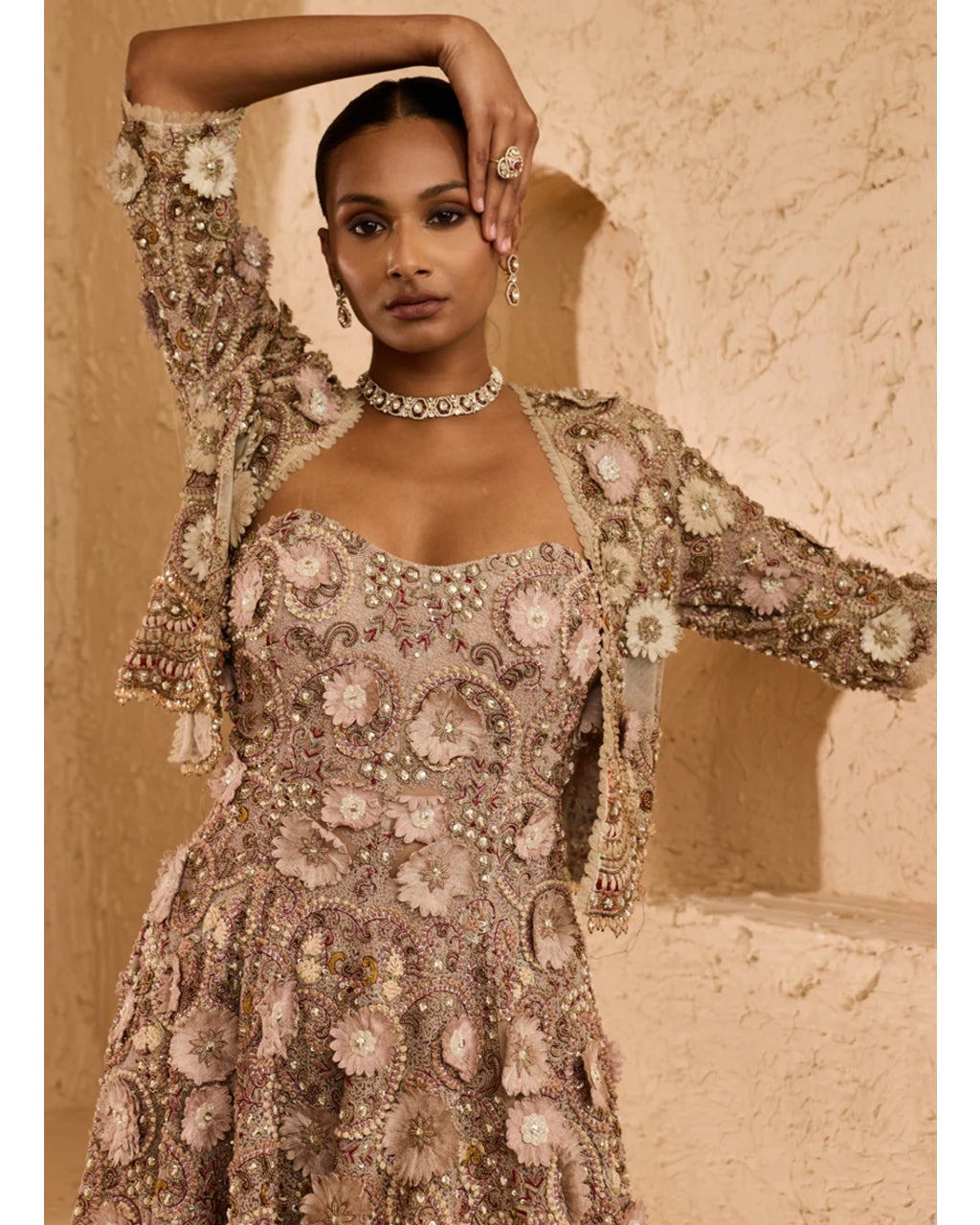 Myra Peplum Set