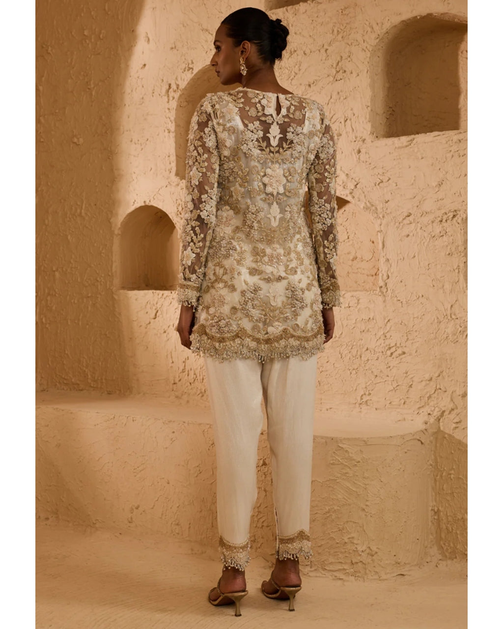Scarlet A-Line Kurta Set