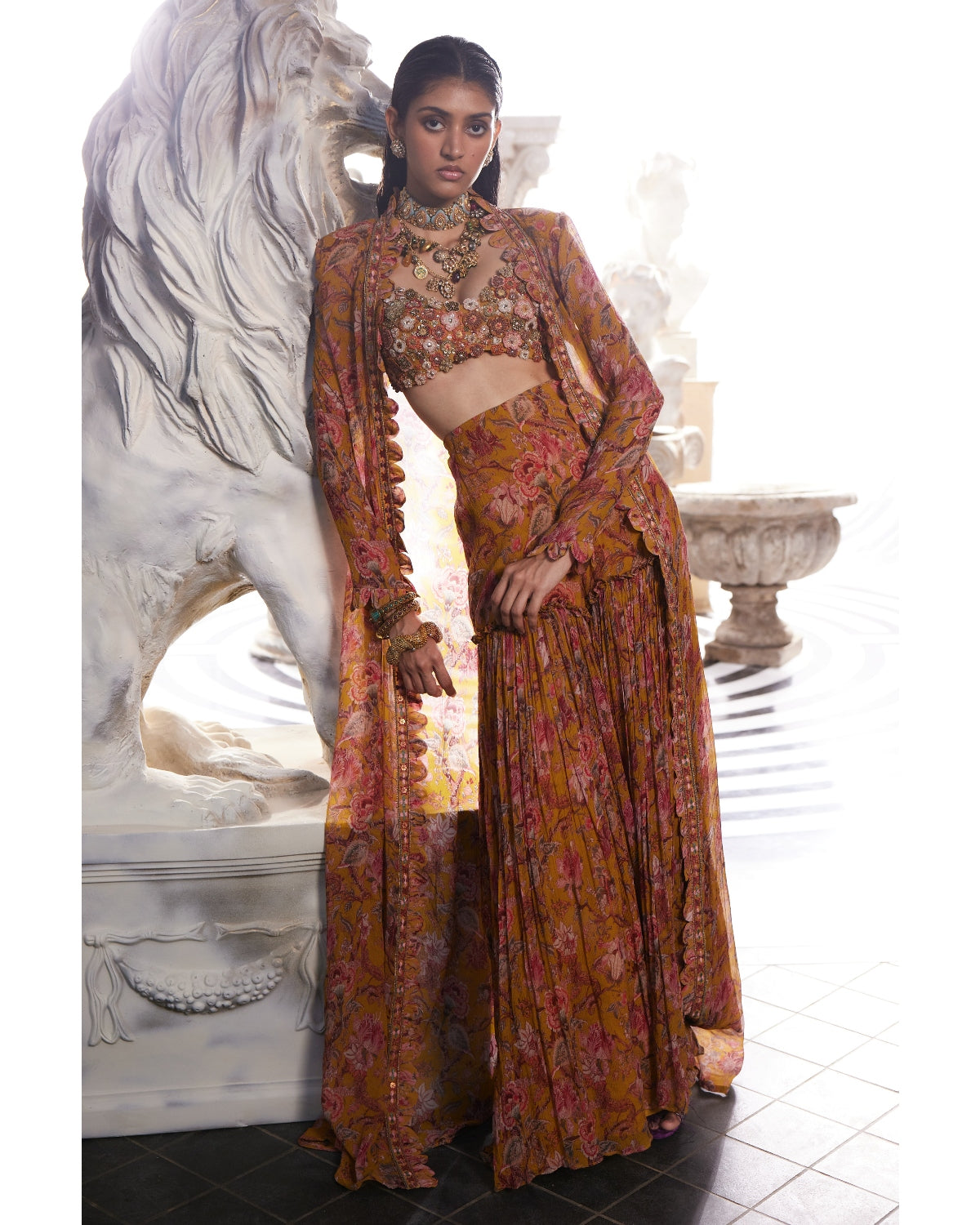 Ivy Cape Set By Ridhima Bhasin