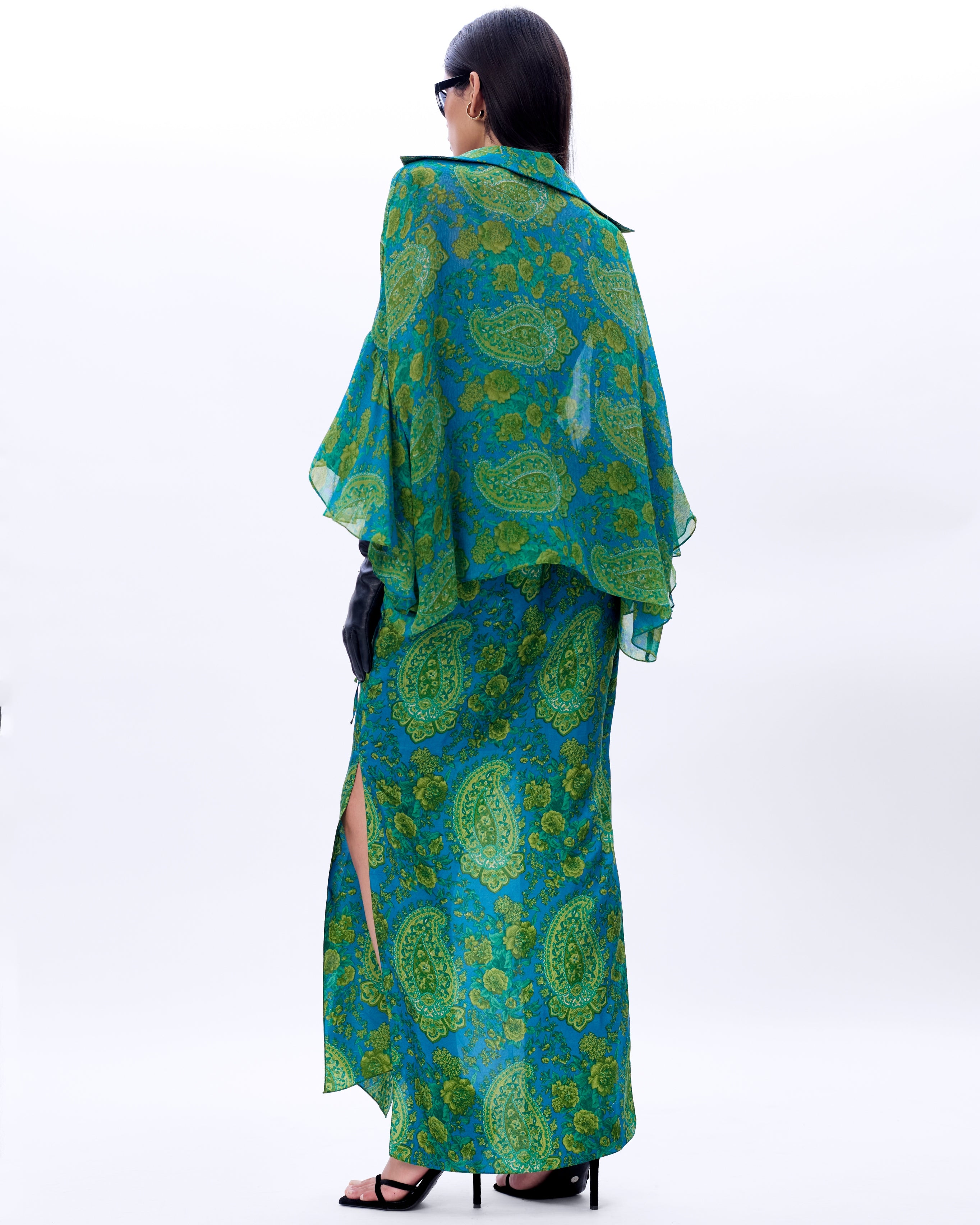 Valentine Shirt, Bustier And Raffele Skirt