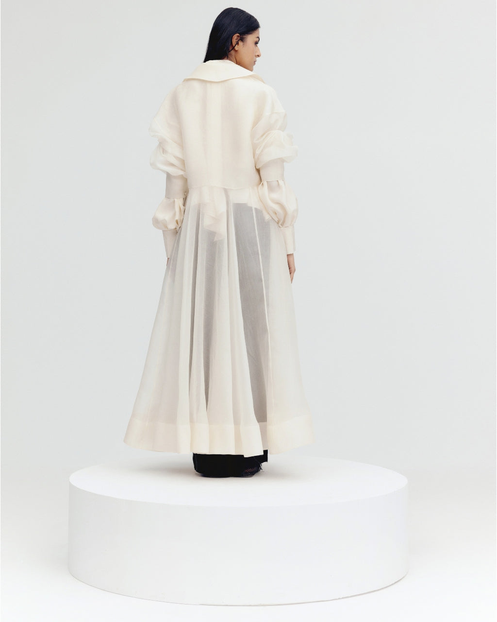 Ivory Racquel Jacket & Kate Shirt with Black Isa Pants