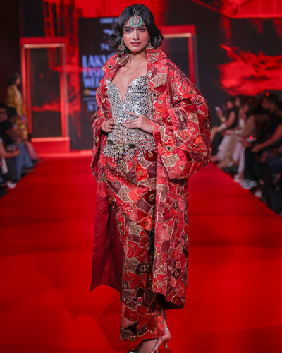 Vilasini Jacket And Skirt Set