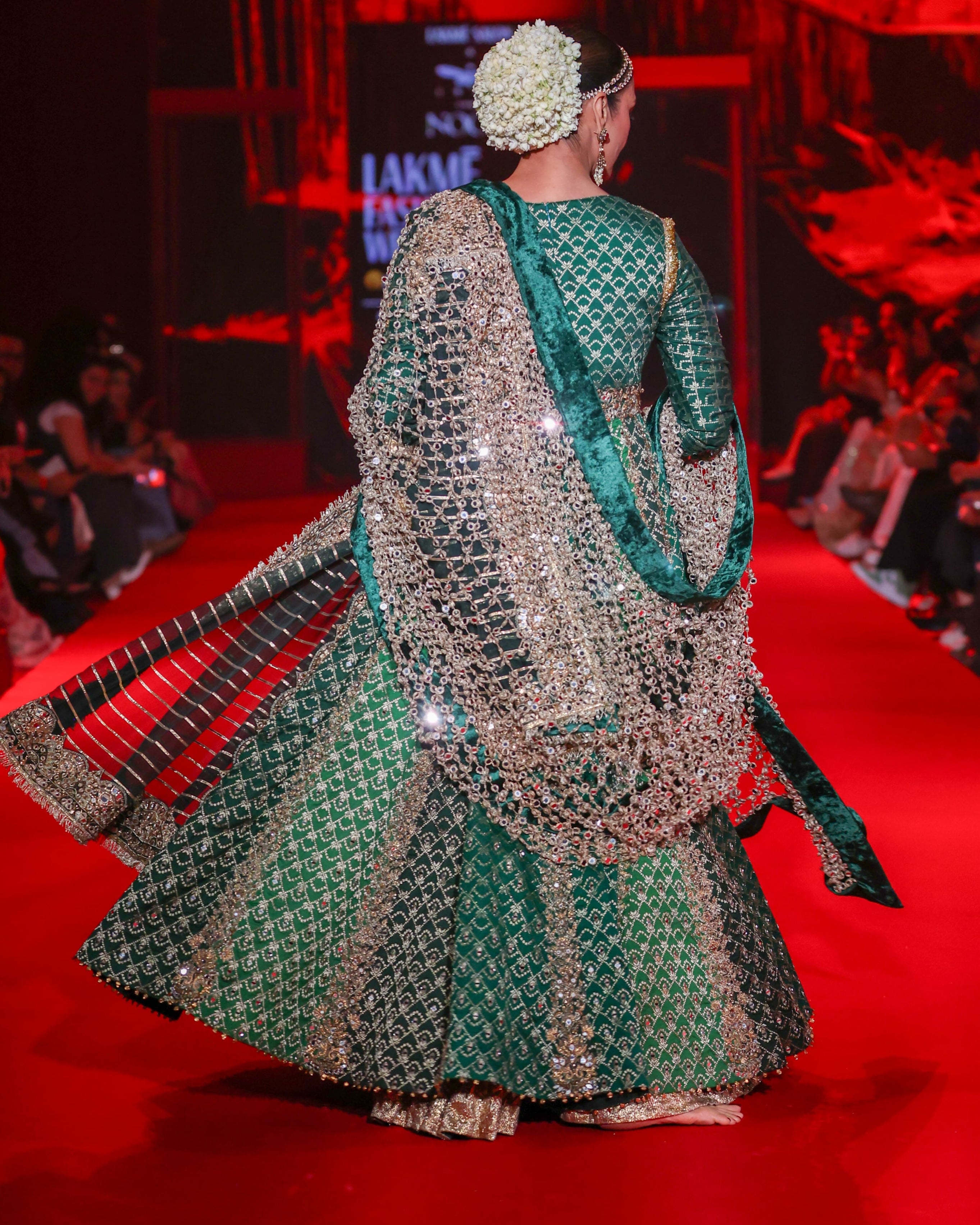 Tabu in Vaidurya Anarkali Set