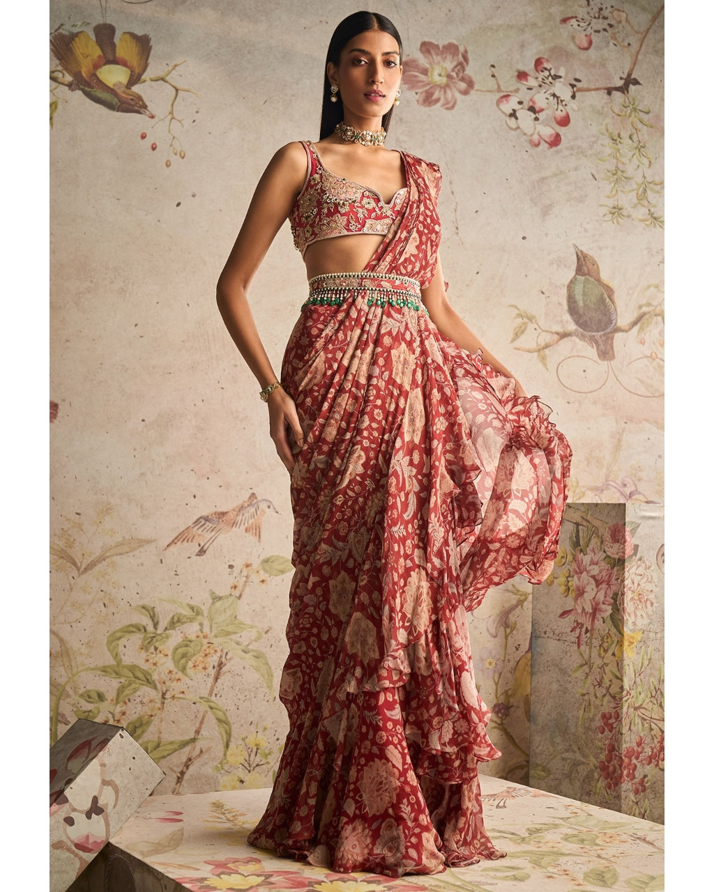 Glamour Sari Set