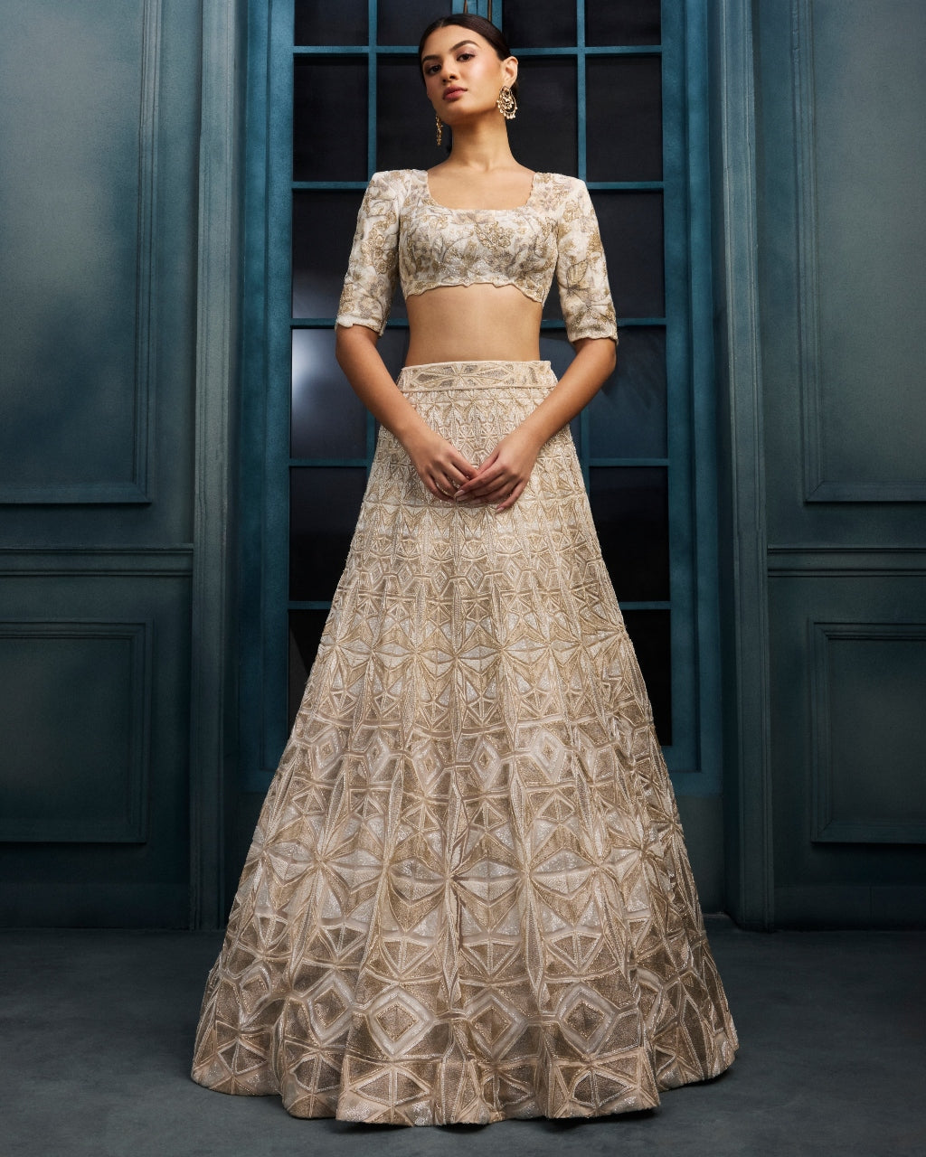 Halo Lehenga Set