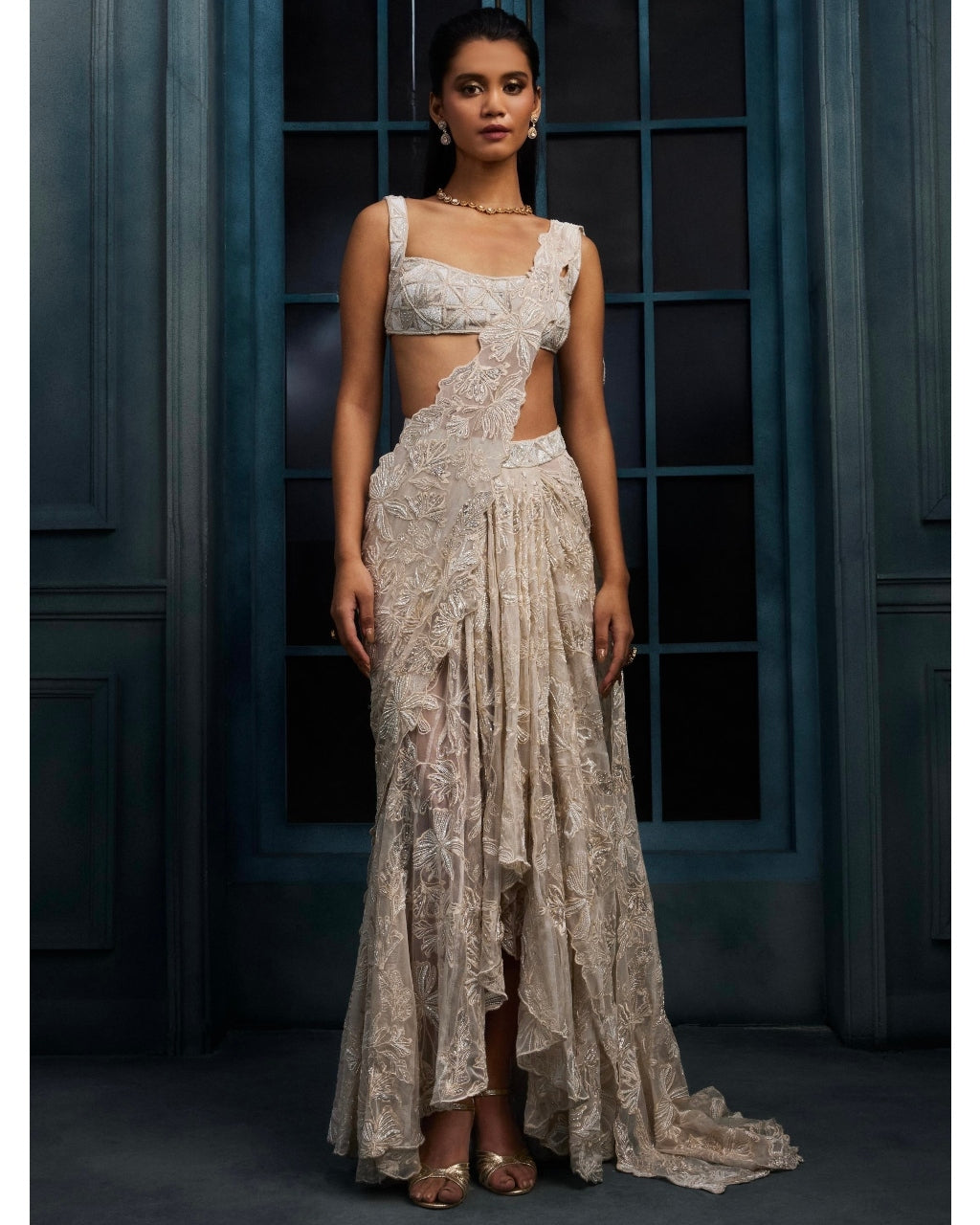 Constella Lehenga Sari Set