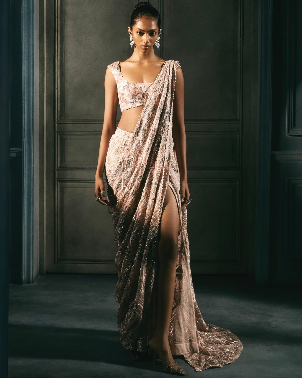 Charlotte Lehenga Sari Set