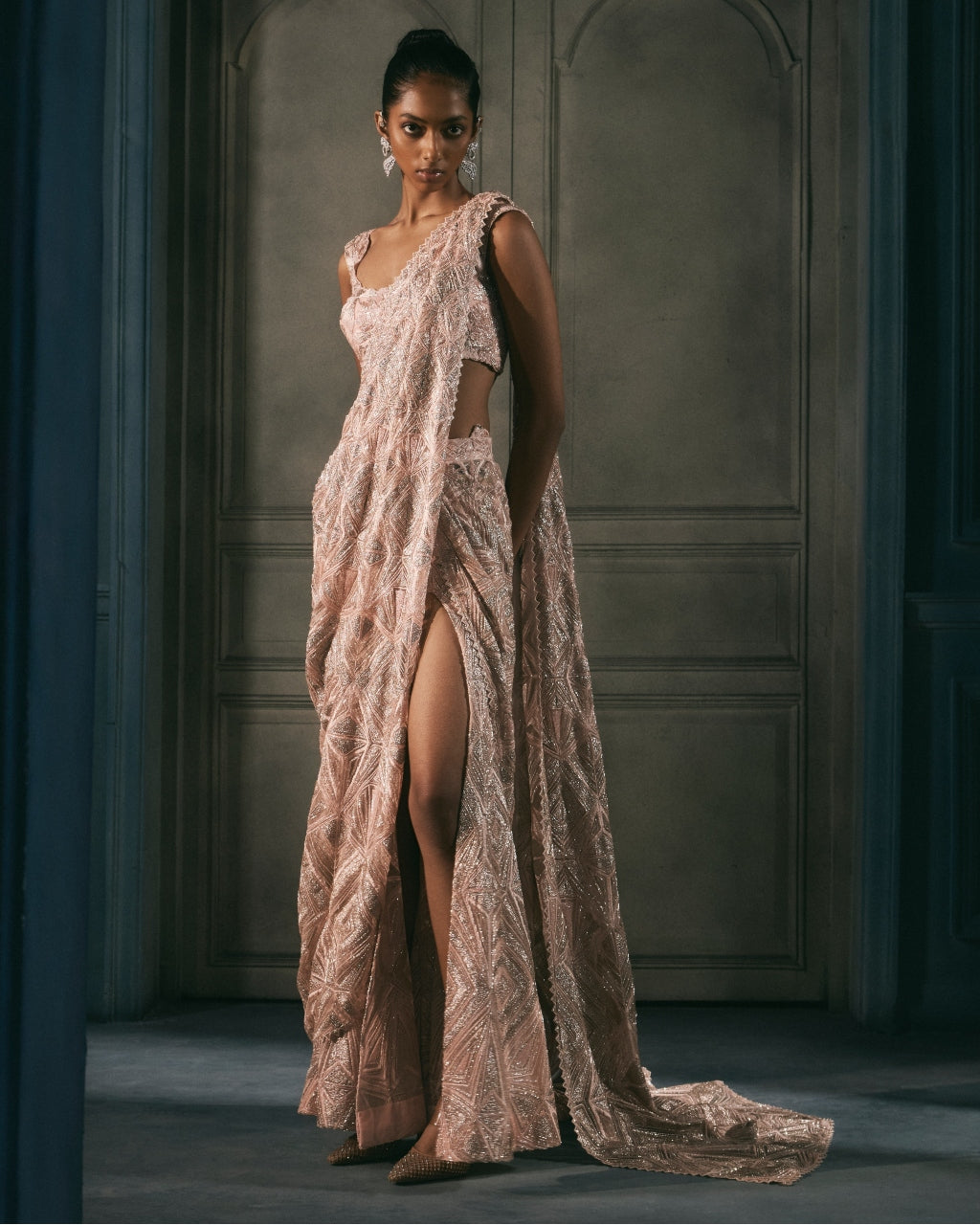 Charlotte Lehenga Sari Set