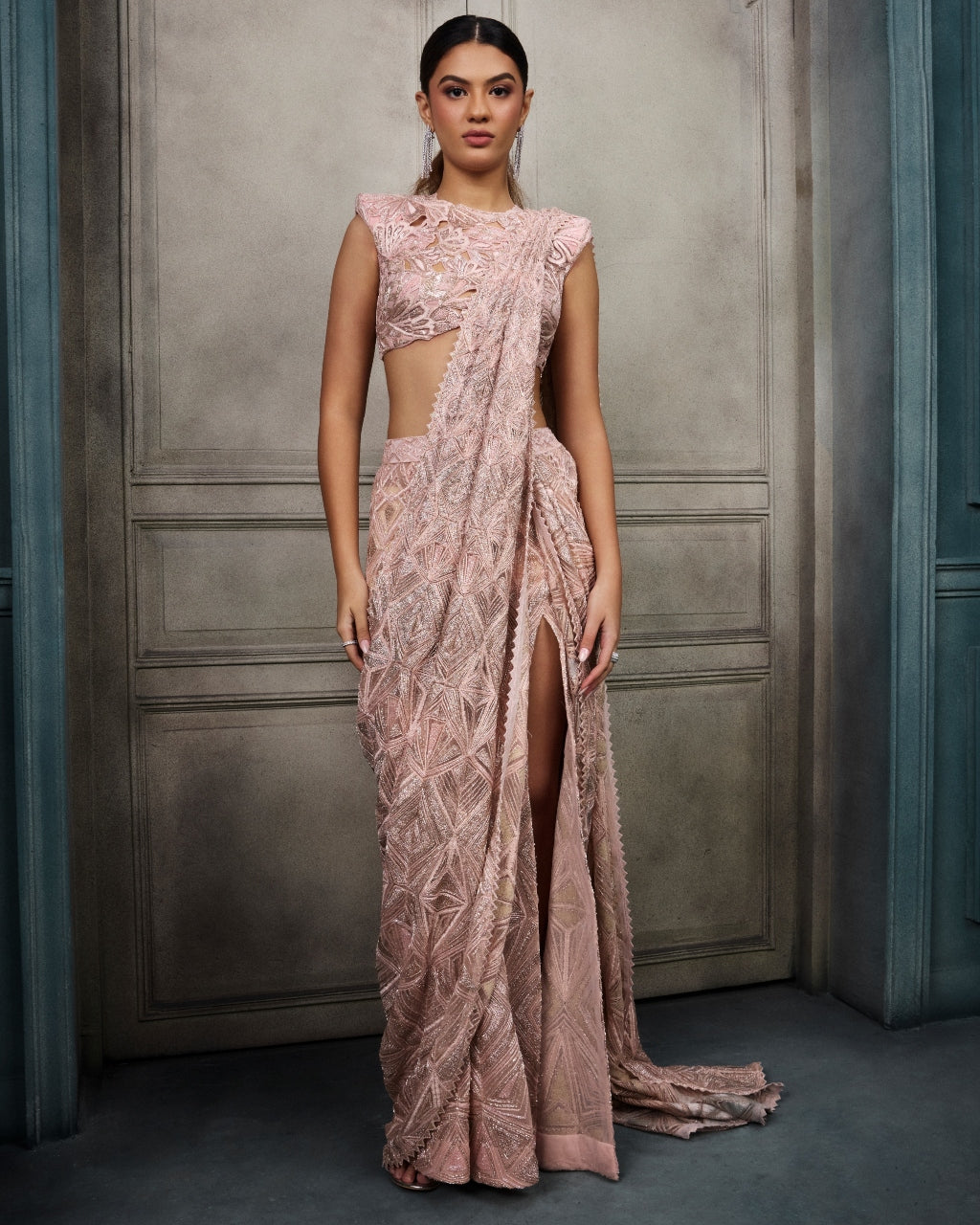 Pixie Lehenga Sari Set