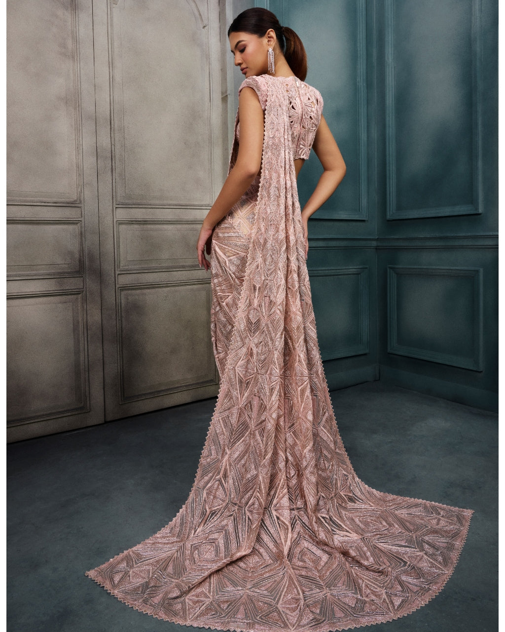 Pixie Lehenga Sari Set