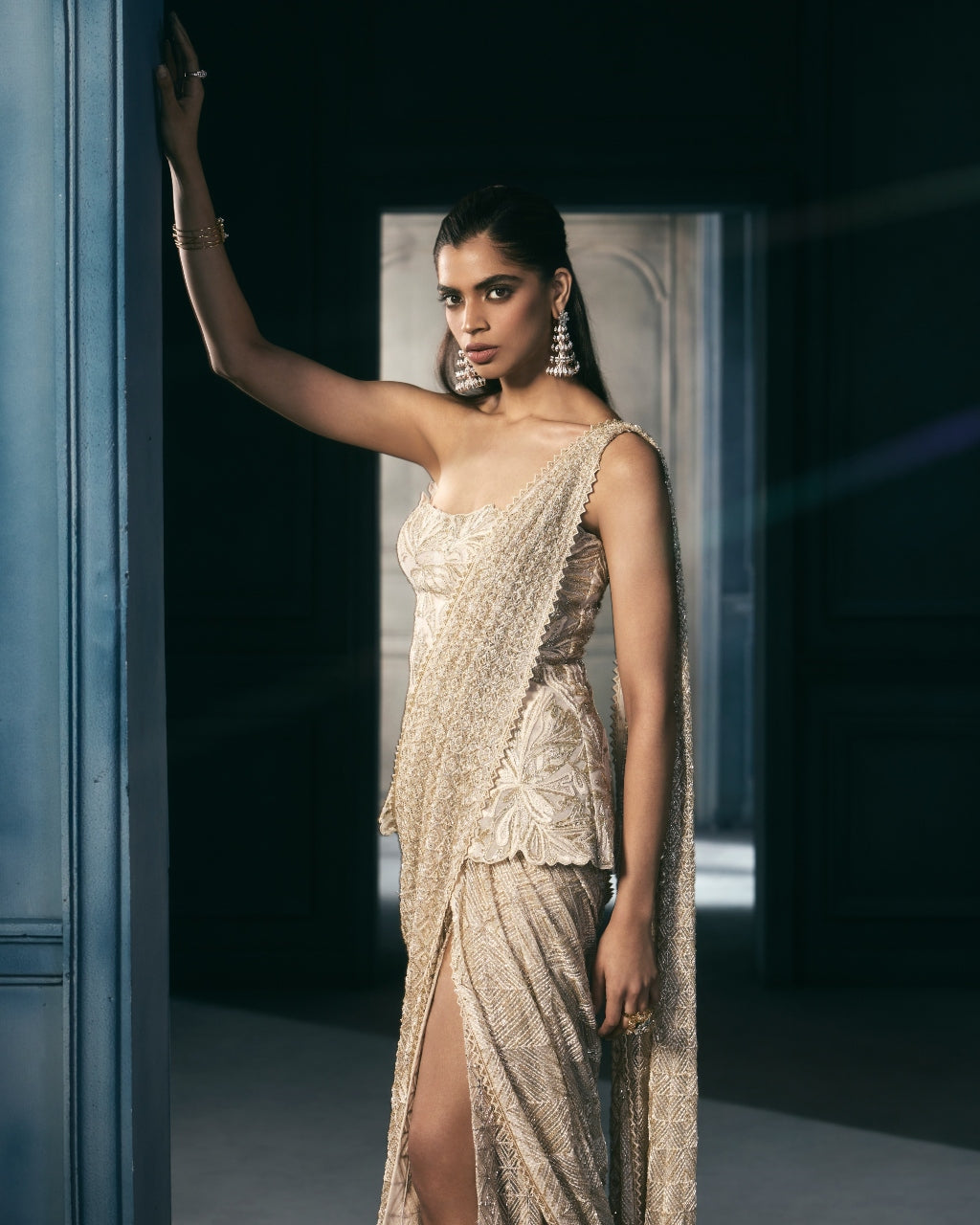 Aurea Lehenga Sari Set