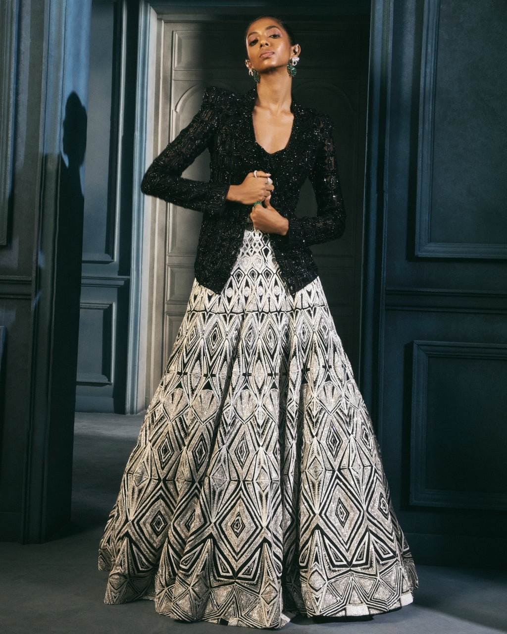 Raven Lehenga Set